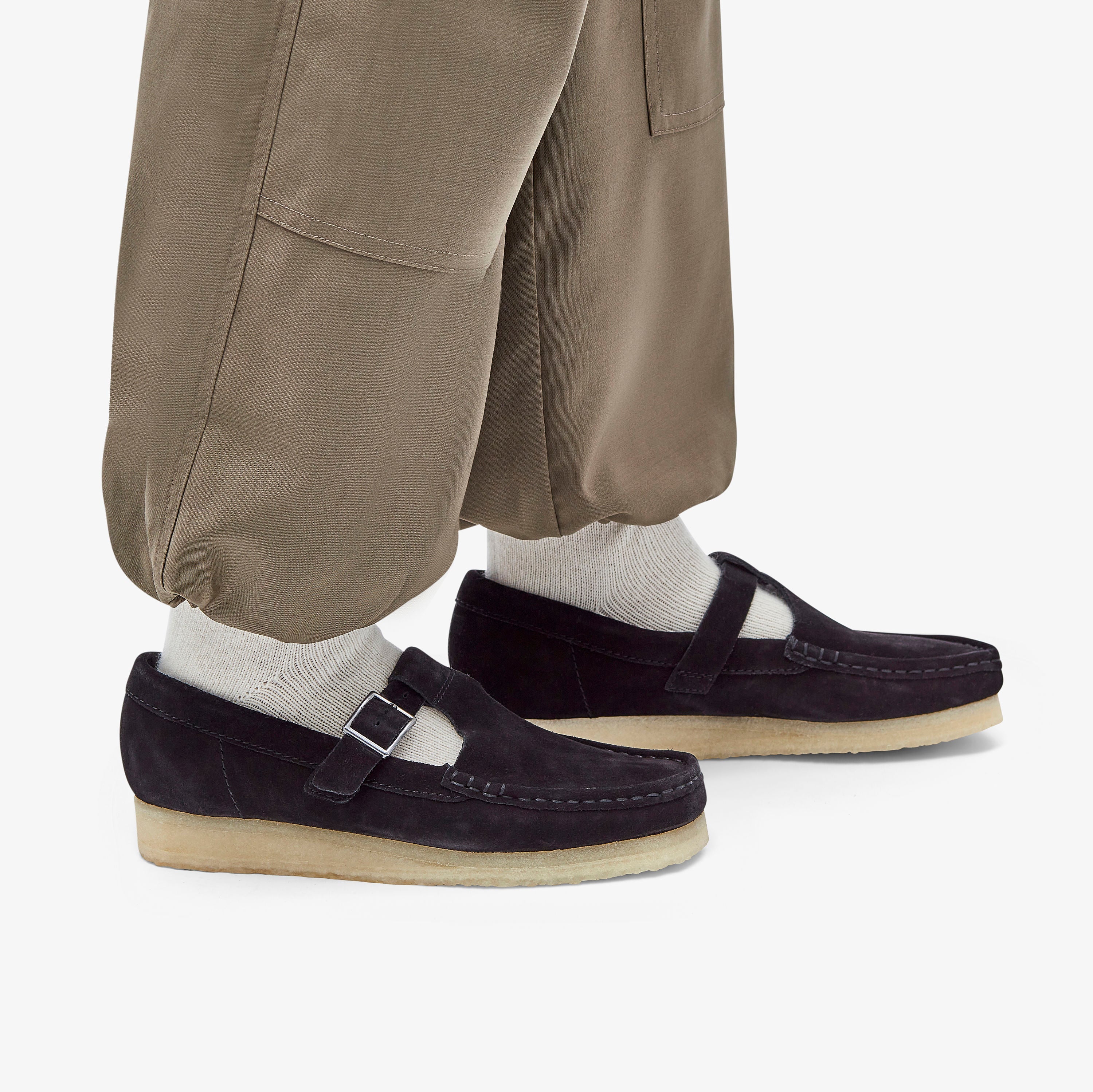 Wallabee T Bar / ワラビーTバー(ブラックスエード)の7枚目
