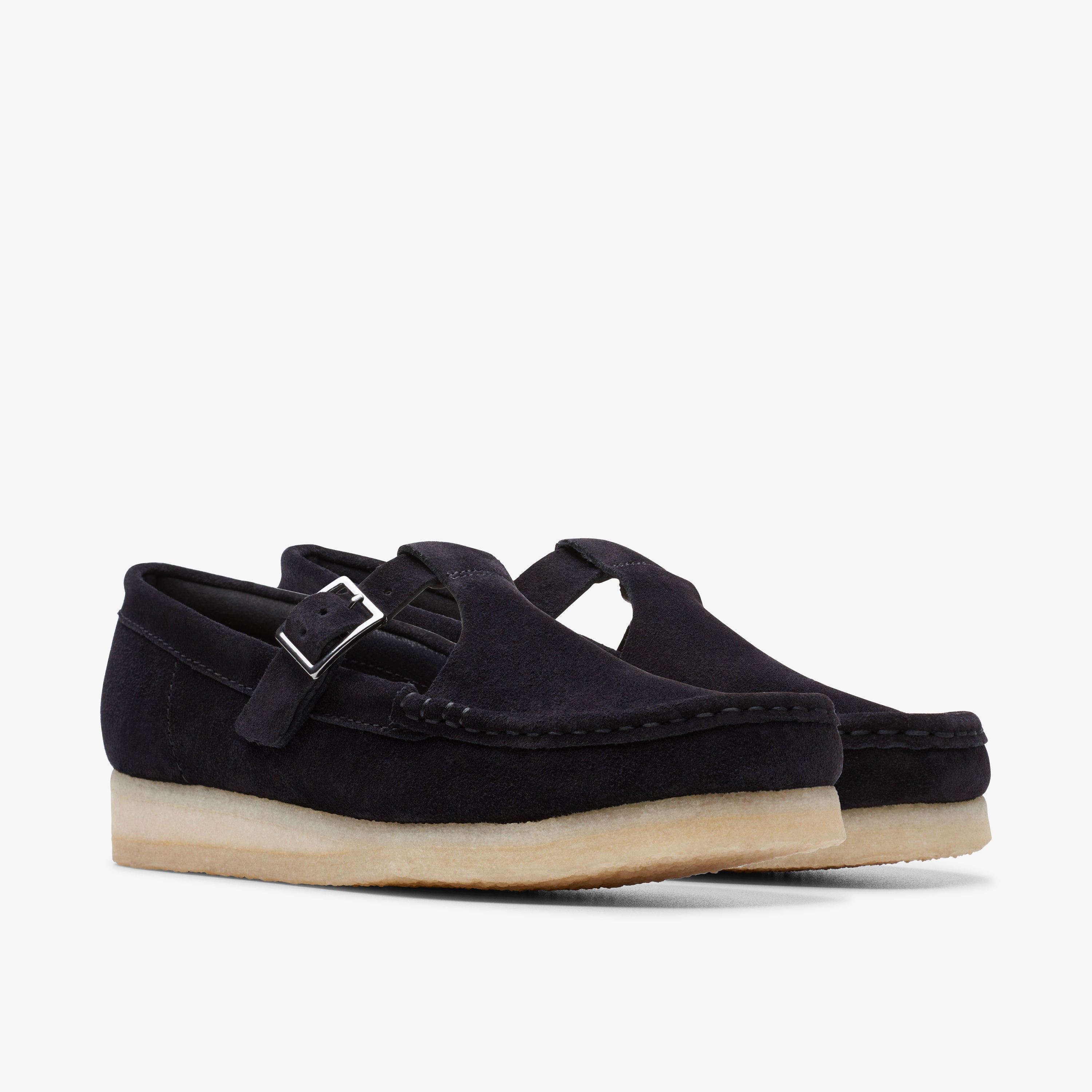 Wallabee T Bar / ワラビーTバー(ブラックスエード)の4枚目