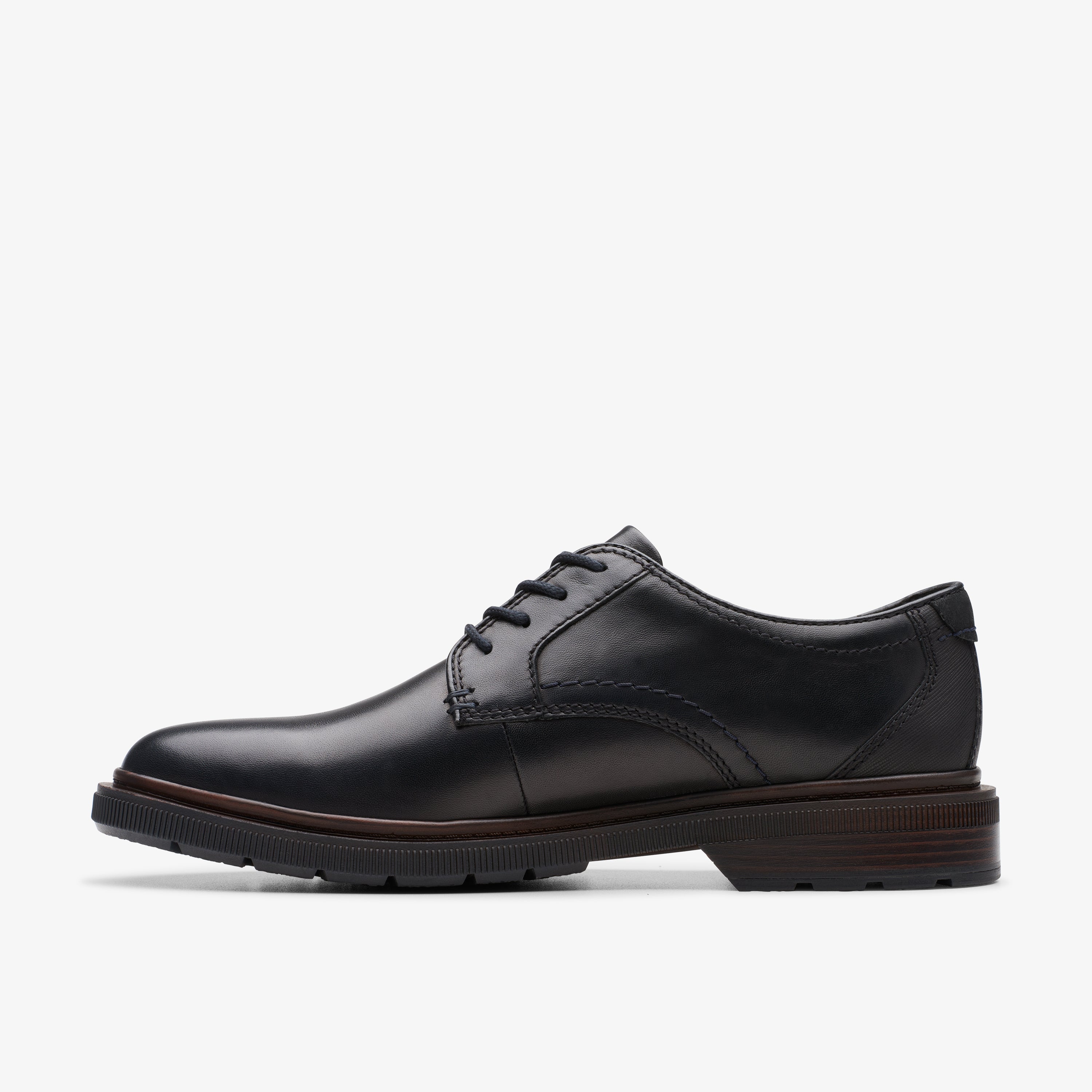 クラークス Clarks Burchill Derby / バーチルダービー (ブラックレザー)の2枚目