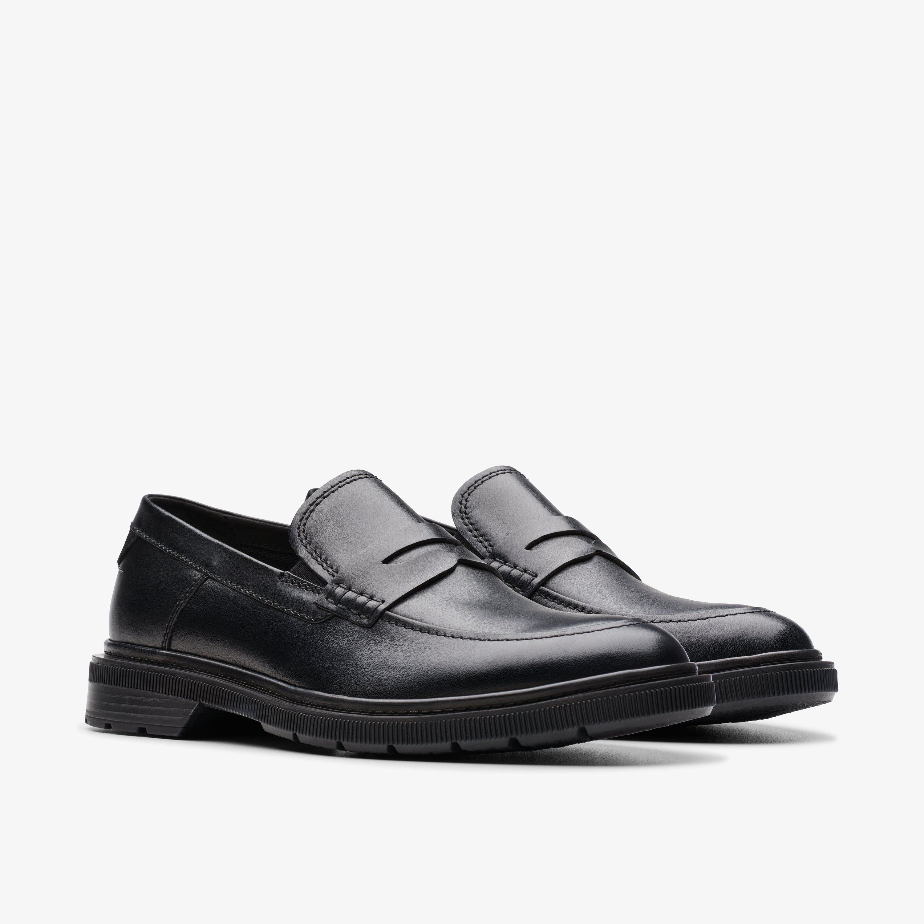 クラークス Clarks Burchill Penny / バーチルペニー (ブラックレザー)の4枚目
