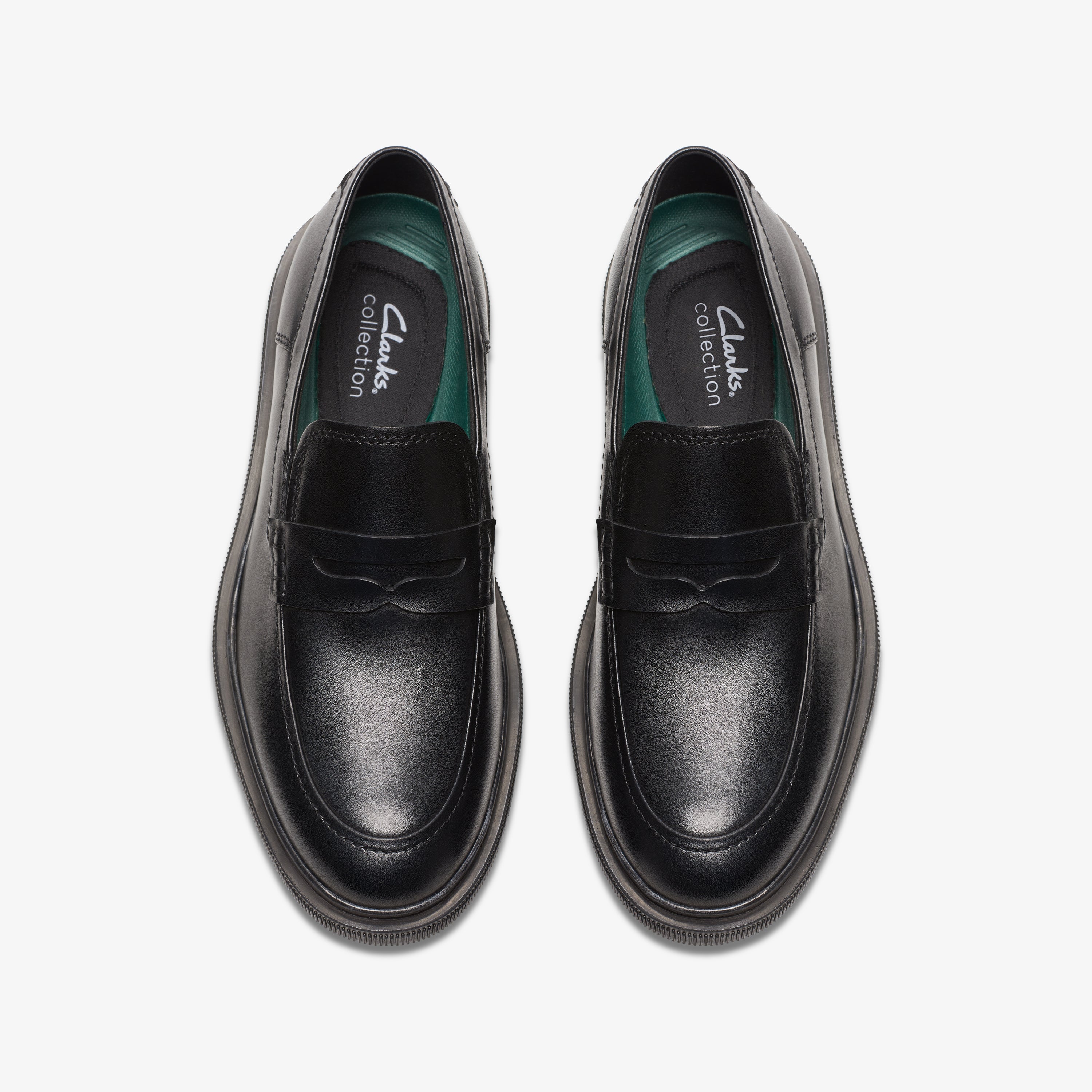 クラークス Clarks Burchill Penny / バーチルペニー (ブラックレザー)の6枚目