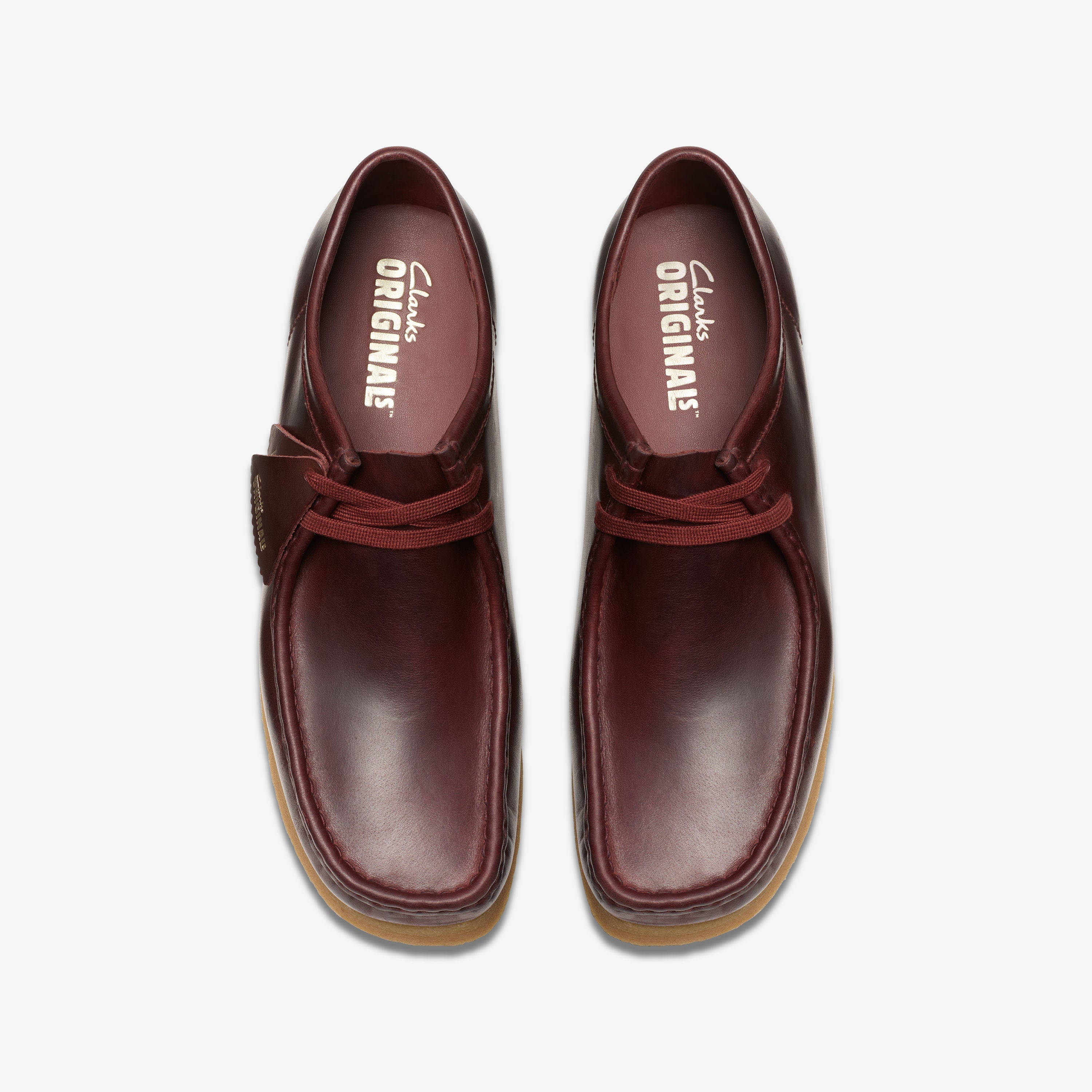 Wallabee / メンズ ワラビー (ディープレッドレザー)の6枚目