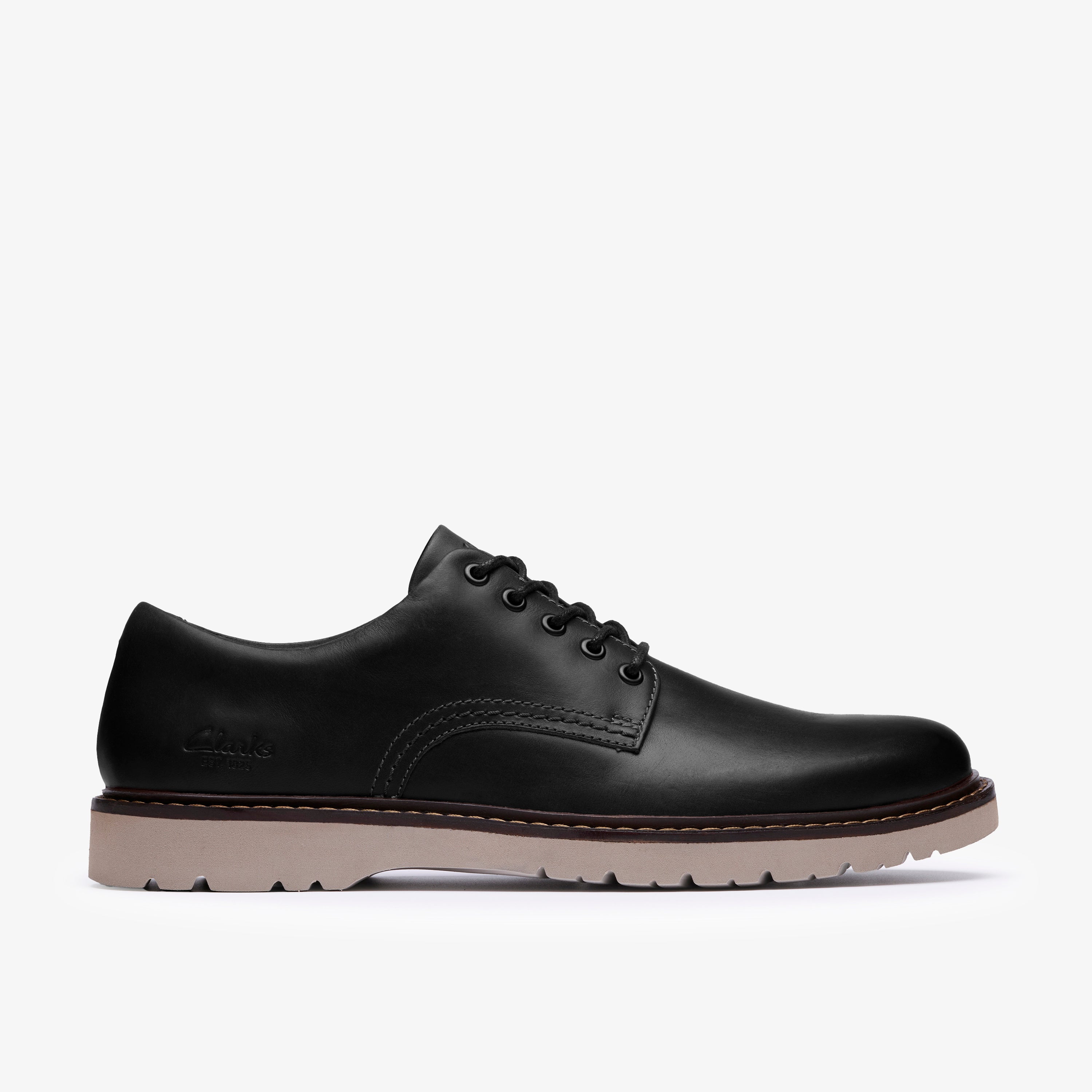 クラークス Clarks Eastridge Low / イーストリッジロー (ブラックレザー)の1枚目