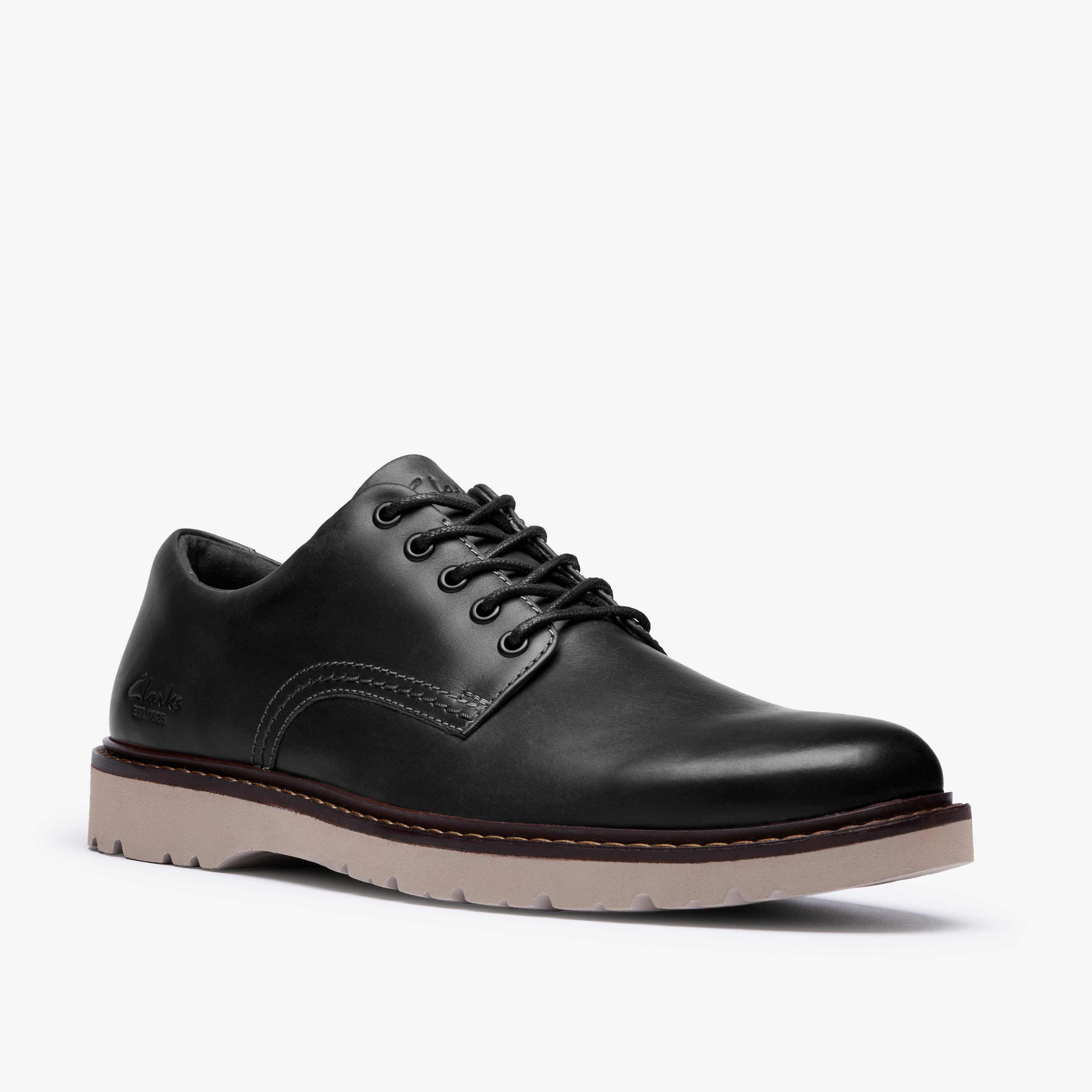 クラークス Clarks Eastridge Low / イーストリッジロー (ブラックレザー)の4枚目