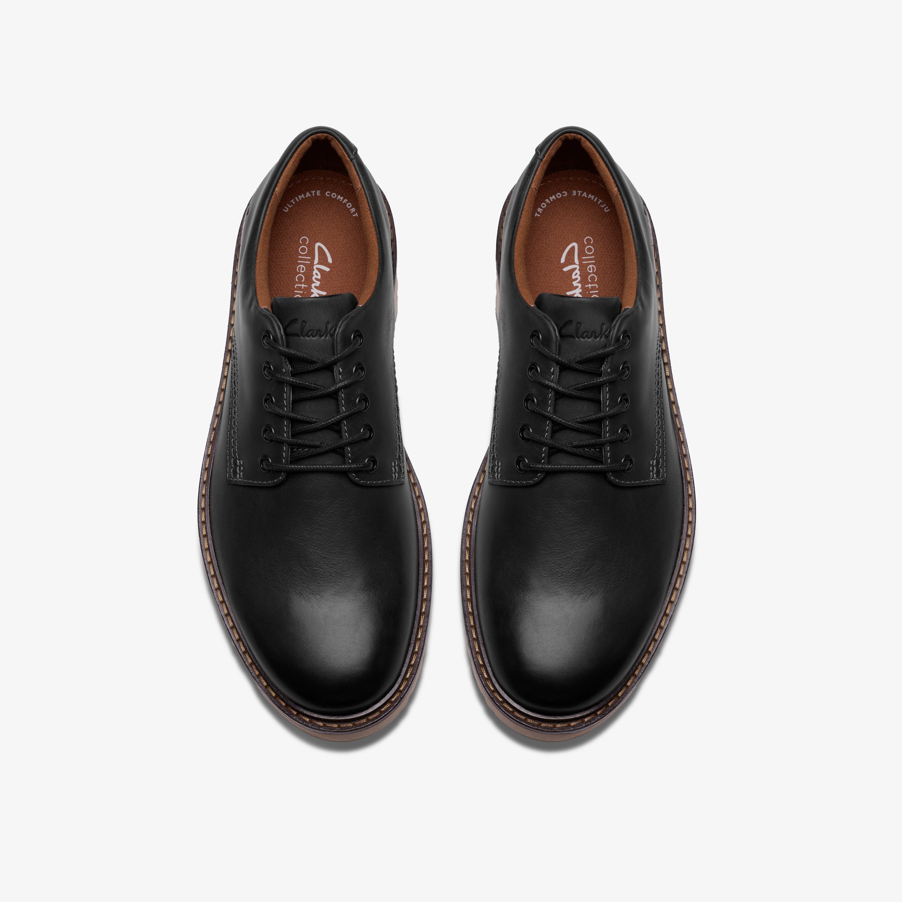 クラークス Clarks Eastridge Low / イーストリッジロー (ブラックレザー)の6枚目