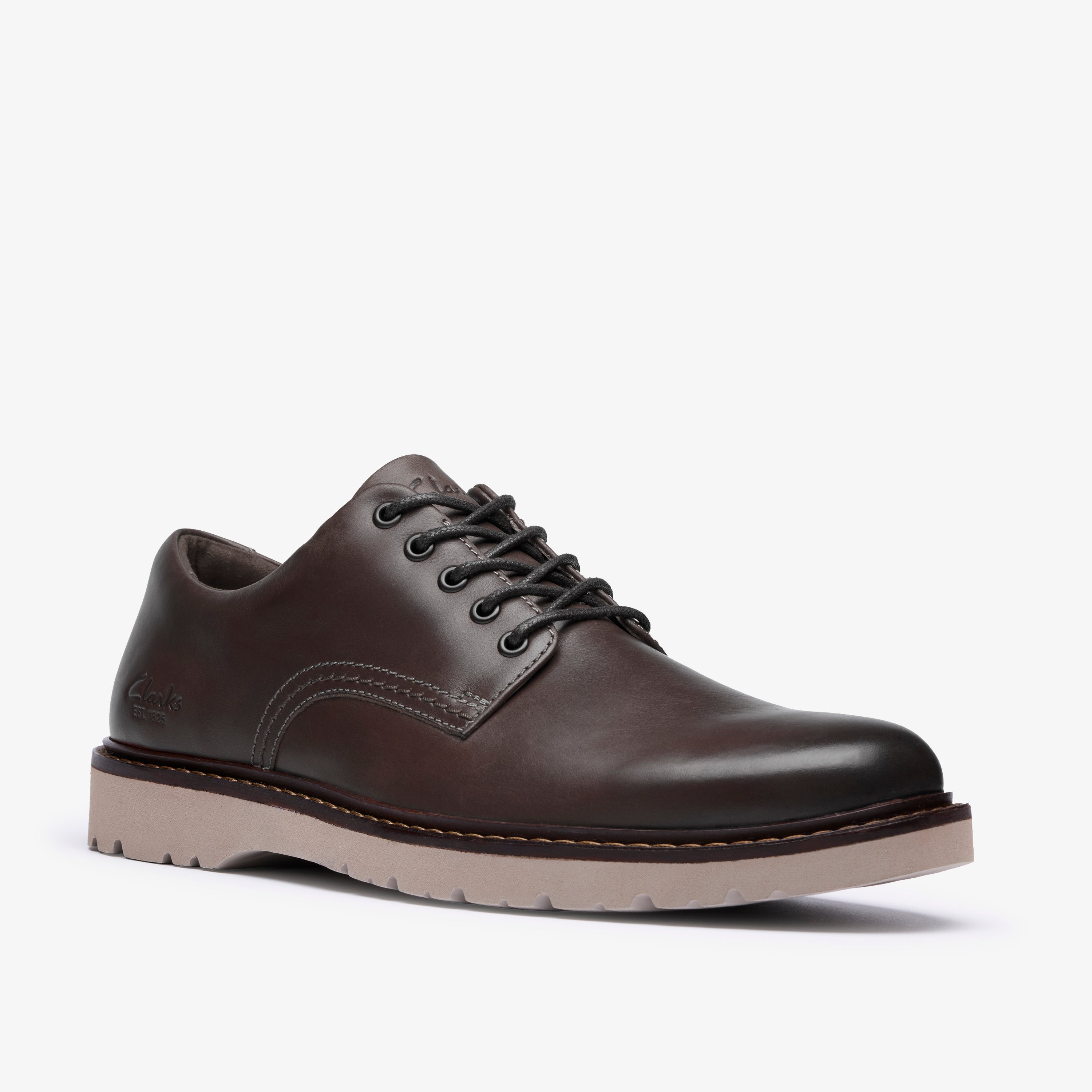 クラークス Clarks Eastridge Low / イーストリッジロー (ダークブラウンレザー)の4枚目