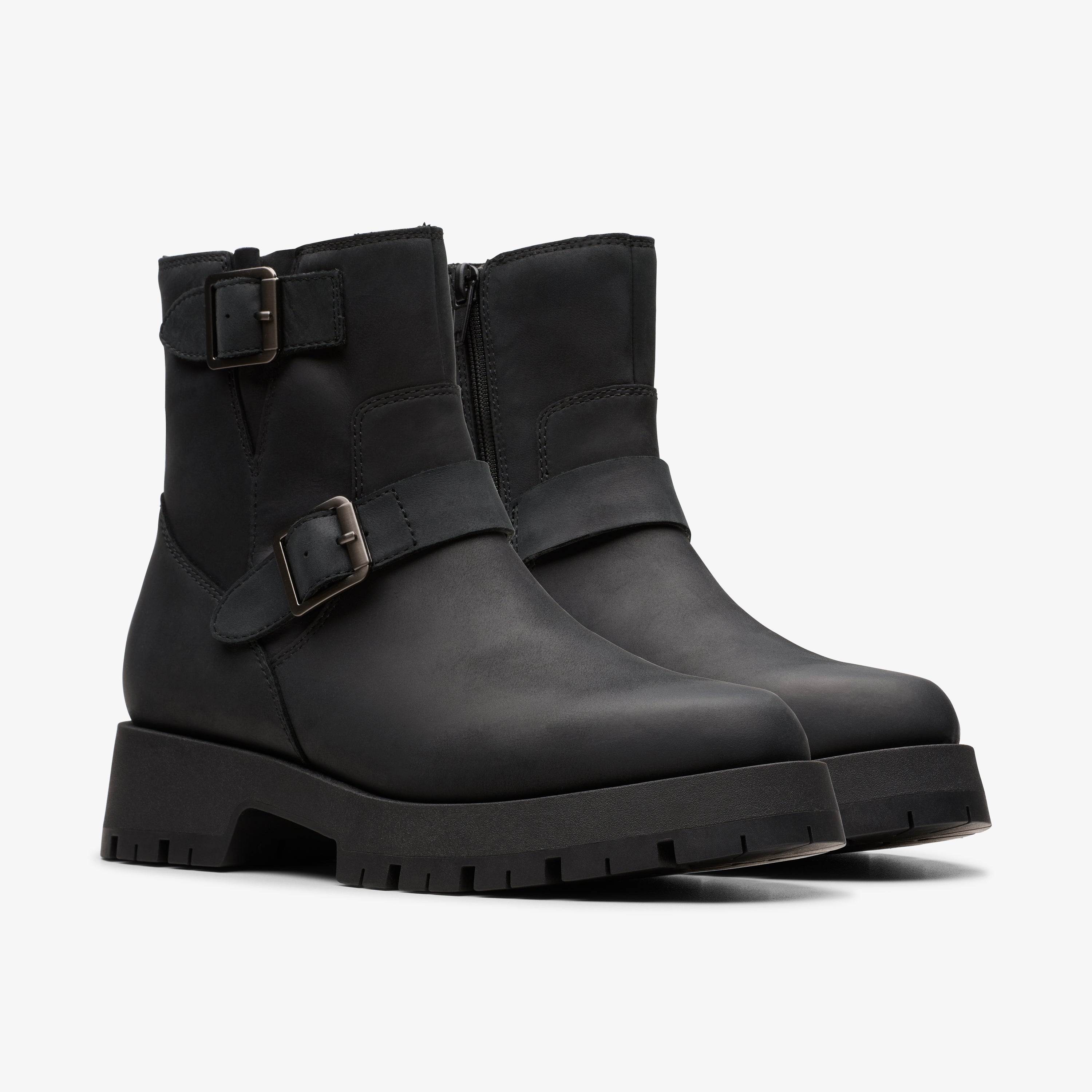 クラークス Clarks Ledwick Haley / レドウィックヘイリー (ブラックオイリーレザー)の4枚目