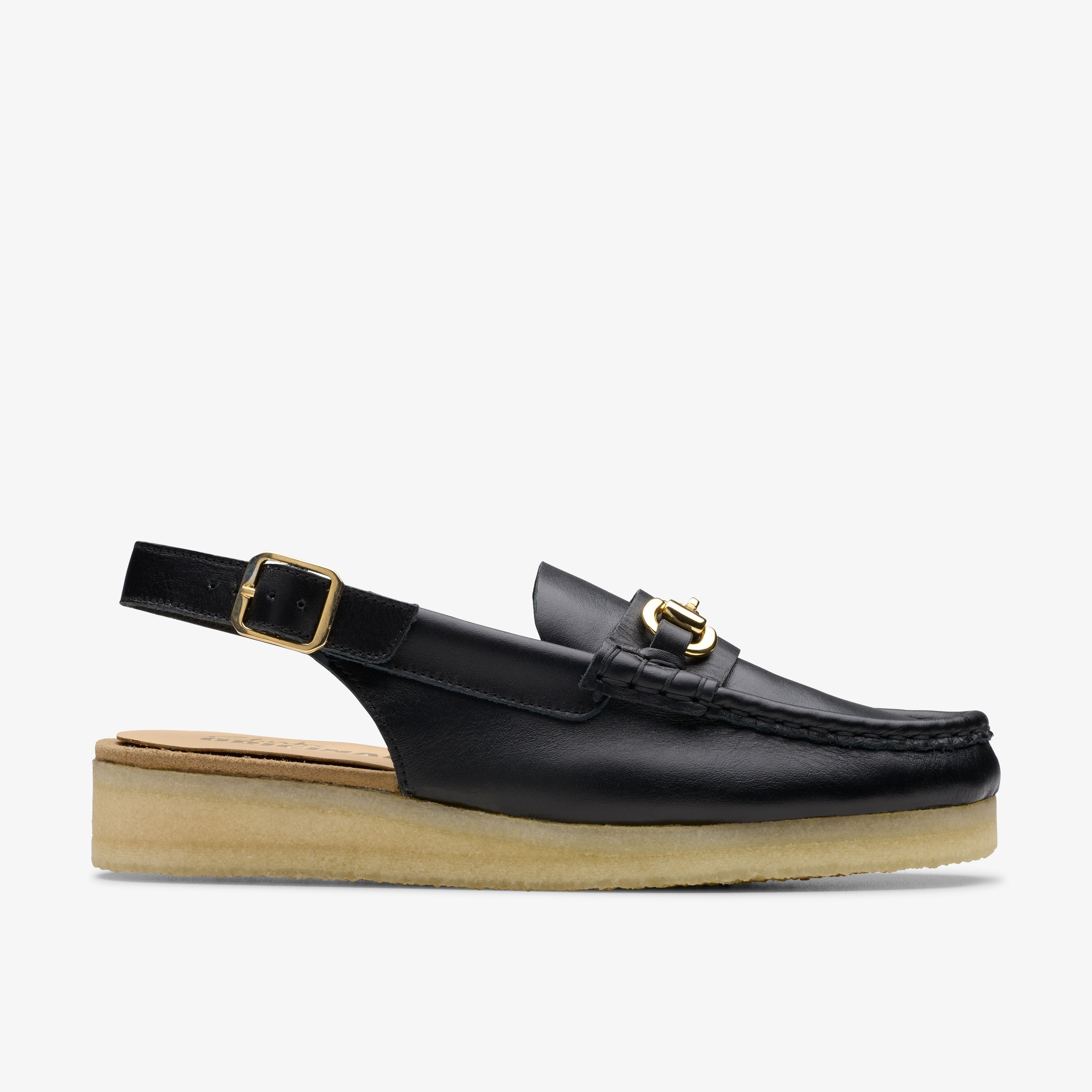 Wallabee Sling / ワラビースリング (ブラックレザー)の1枚目