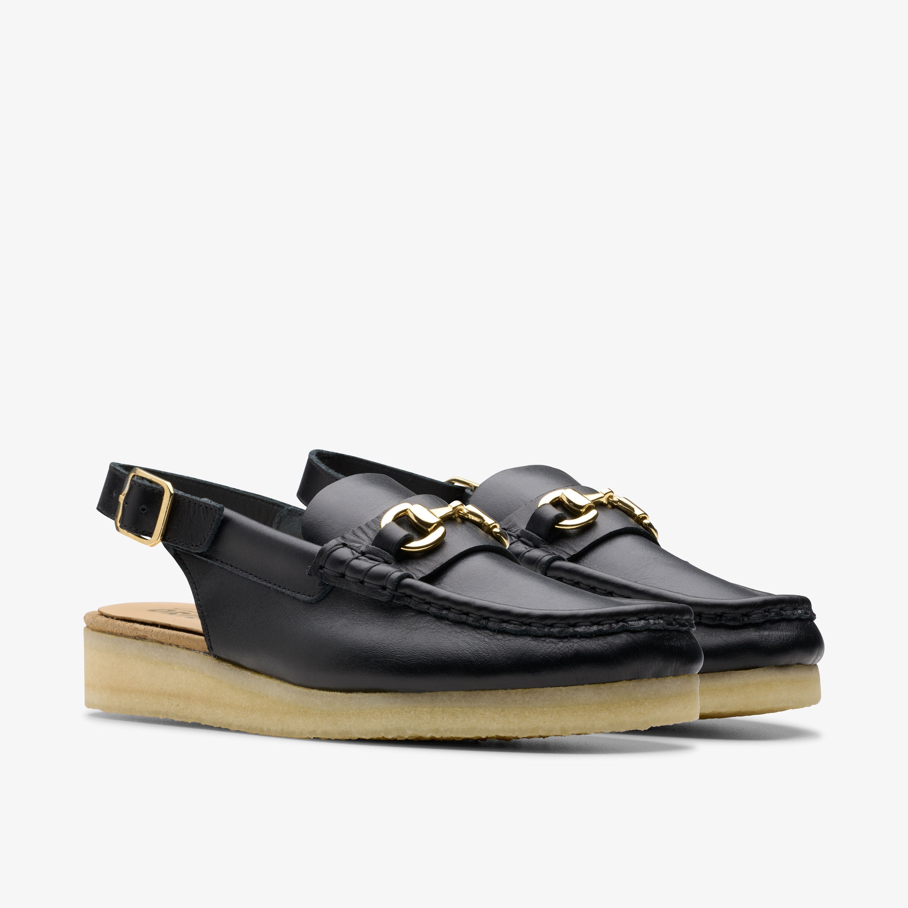 Wallabee Sling / ワラビースリング (ブラックレザー)の4枚目