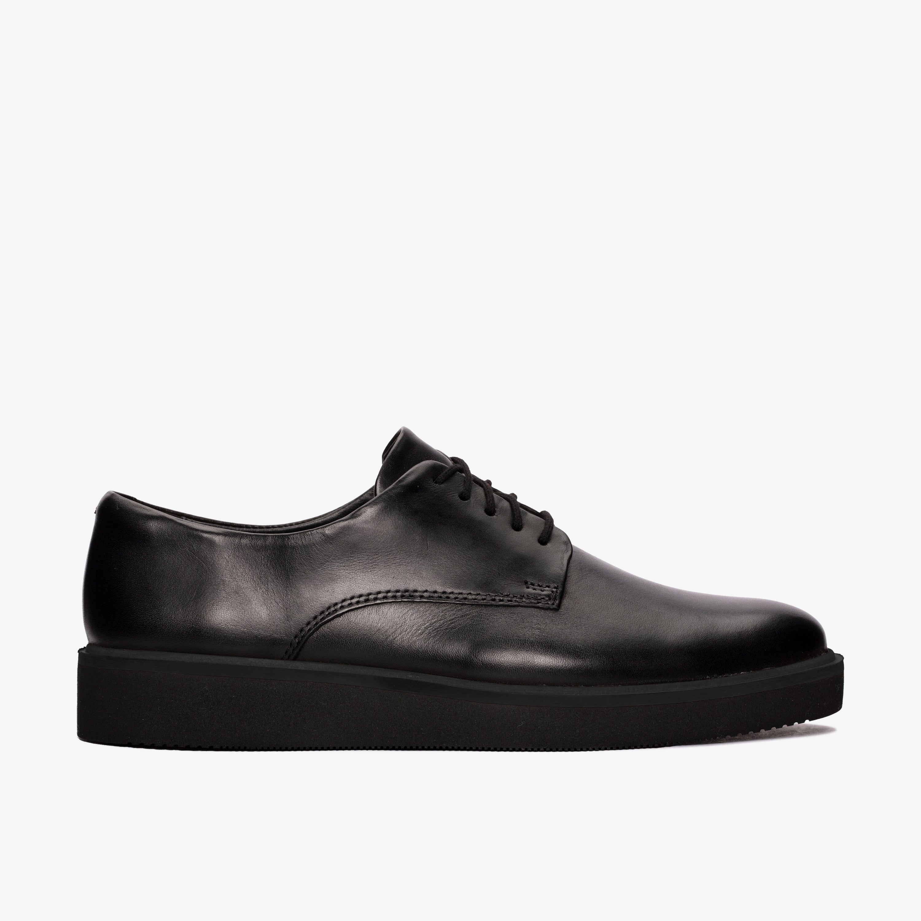 クラークス Clarks Glickly Derby2 / グリックリーダービー2 (ブラックレザー)の1枚目