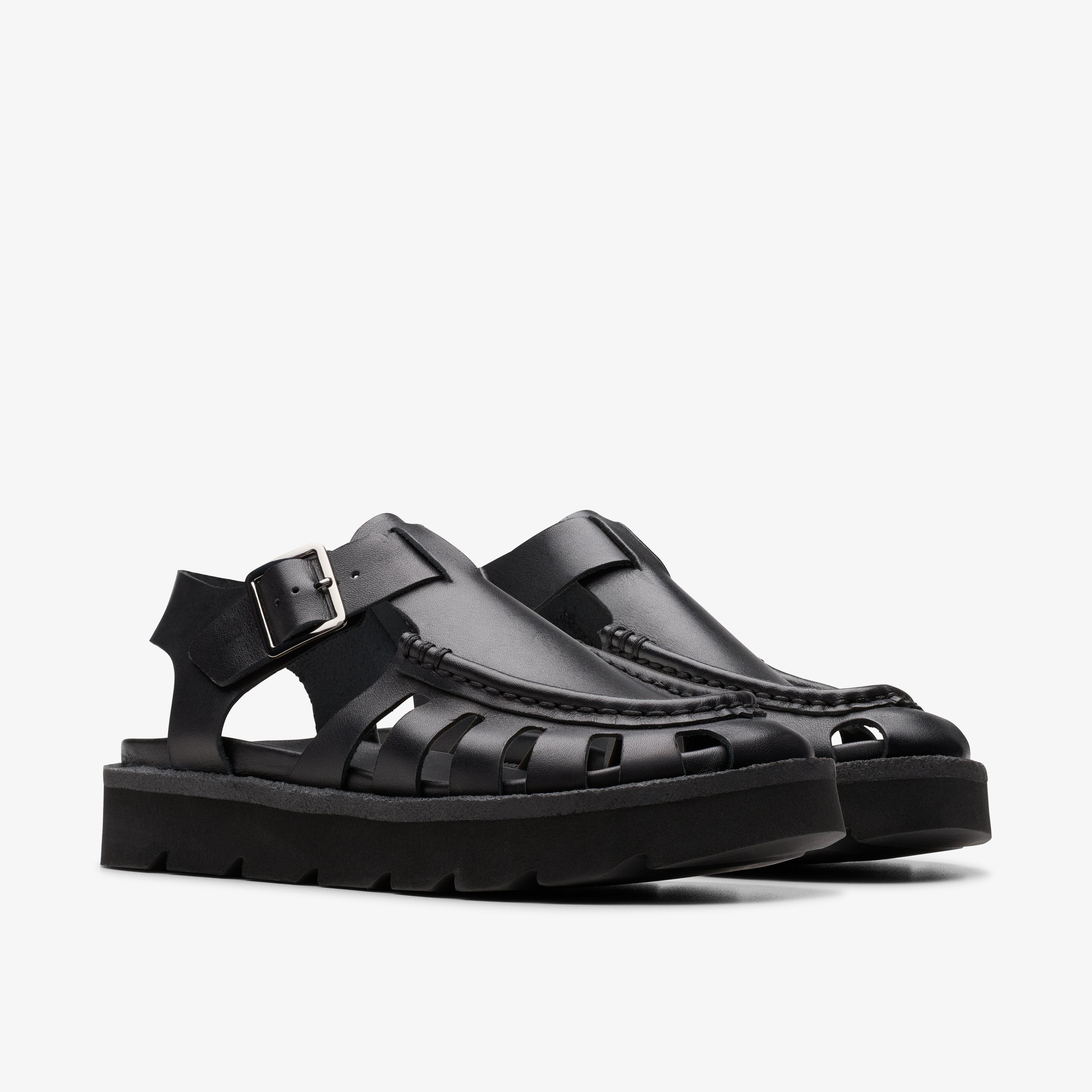 Meare Buckle. / レディースメアバックル (ブラックレザー)の4枚目