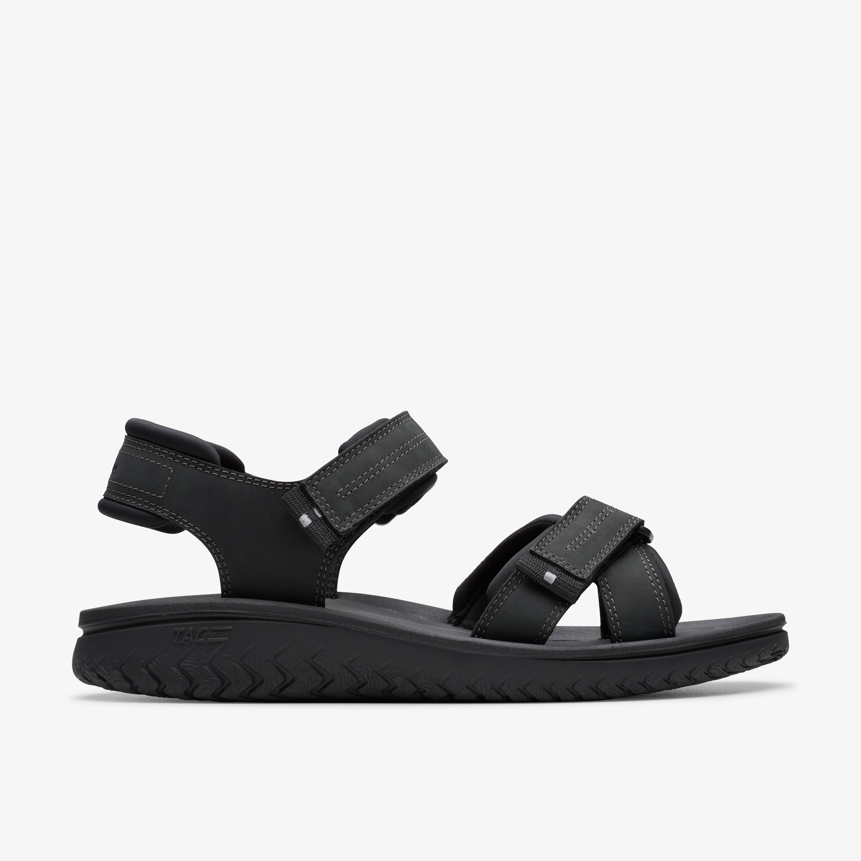 クラークス Clarks Wesley Shore / ウェスリーショア (ブラックレザー)の1枚目