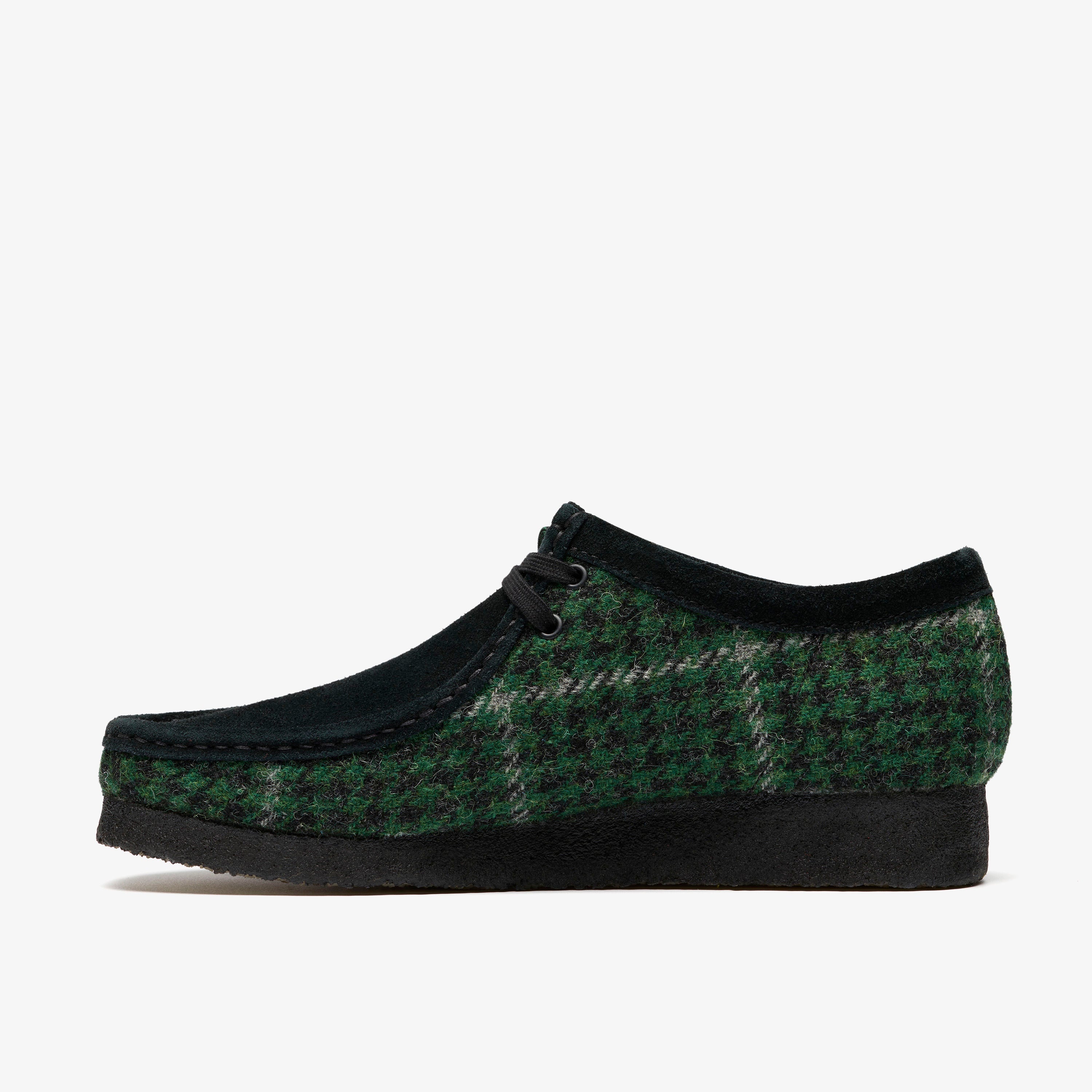 Wallabee / メンズ ワラビー (グリーンツイードコンビ)の2枚目