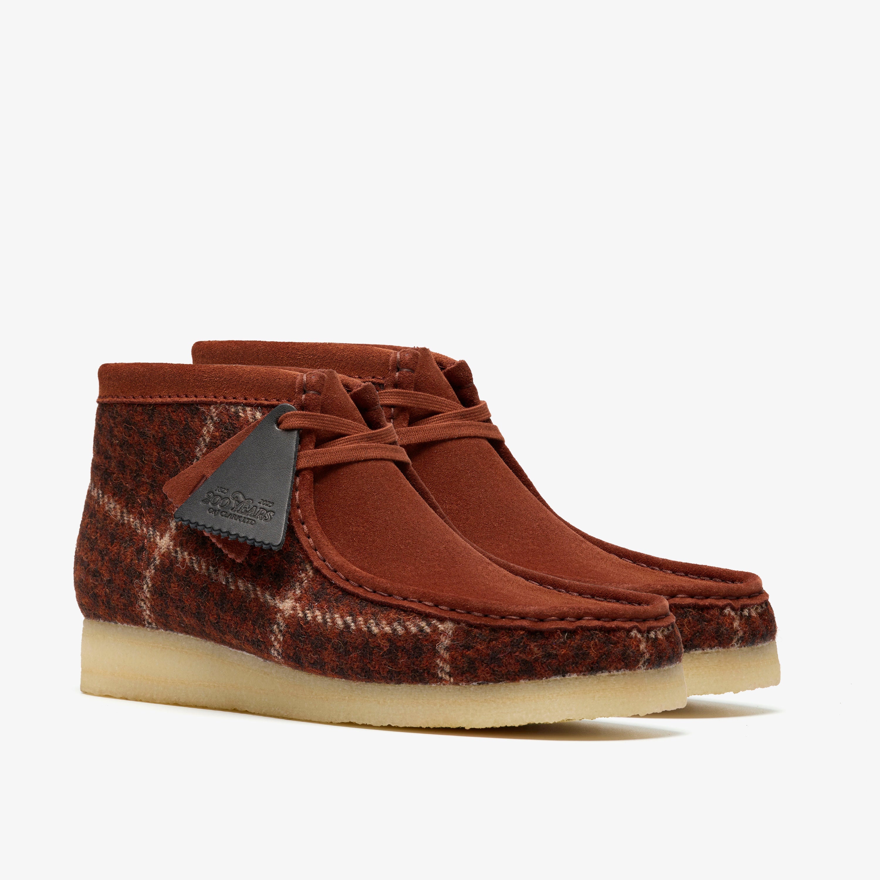 Wallabee Boot / メンズワラビーブーツ (ラストツイードコンビ)の4枚目