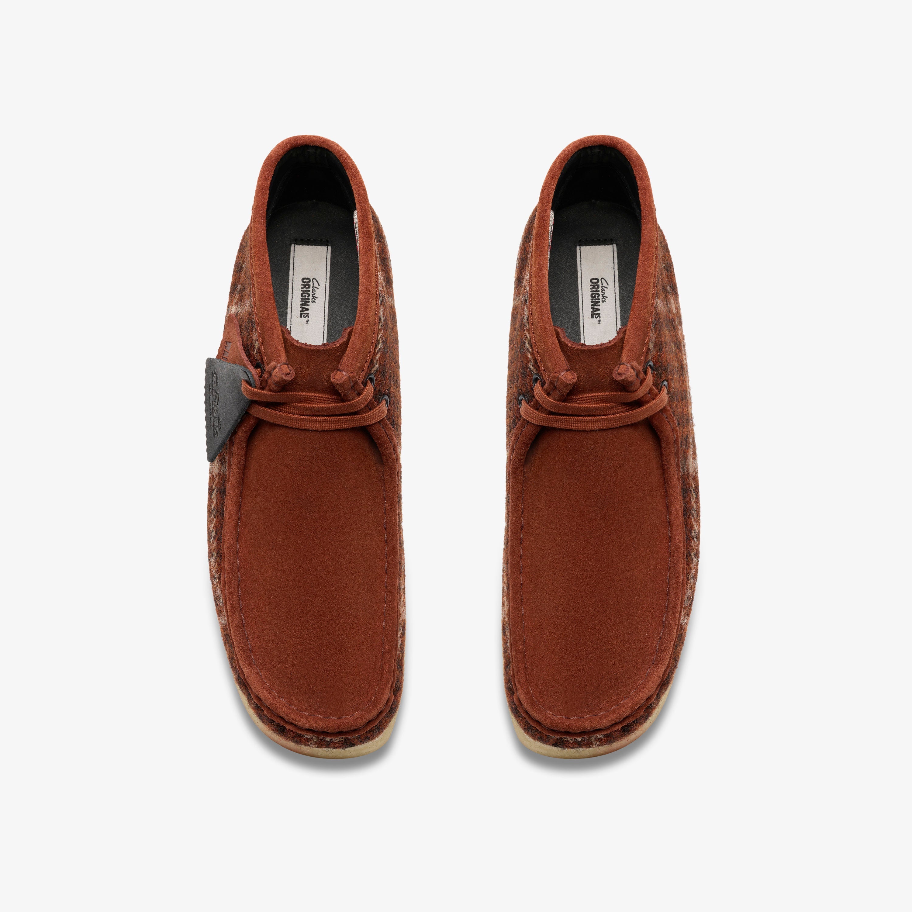Wallabee Boot / メンズワラビーブーツ (ラストツイードコンビ)の6枚目