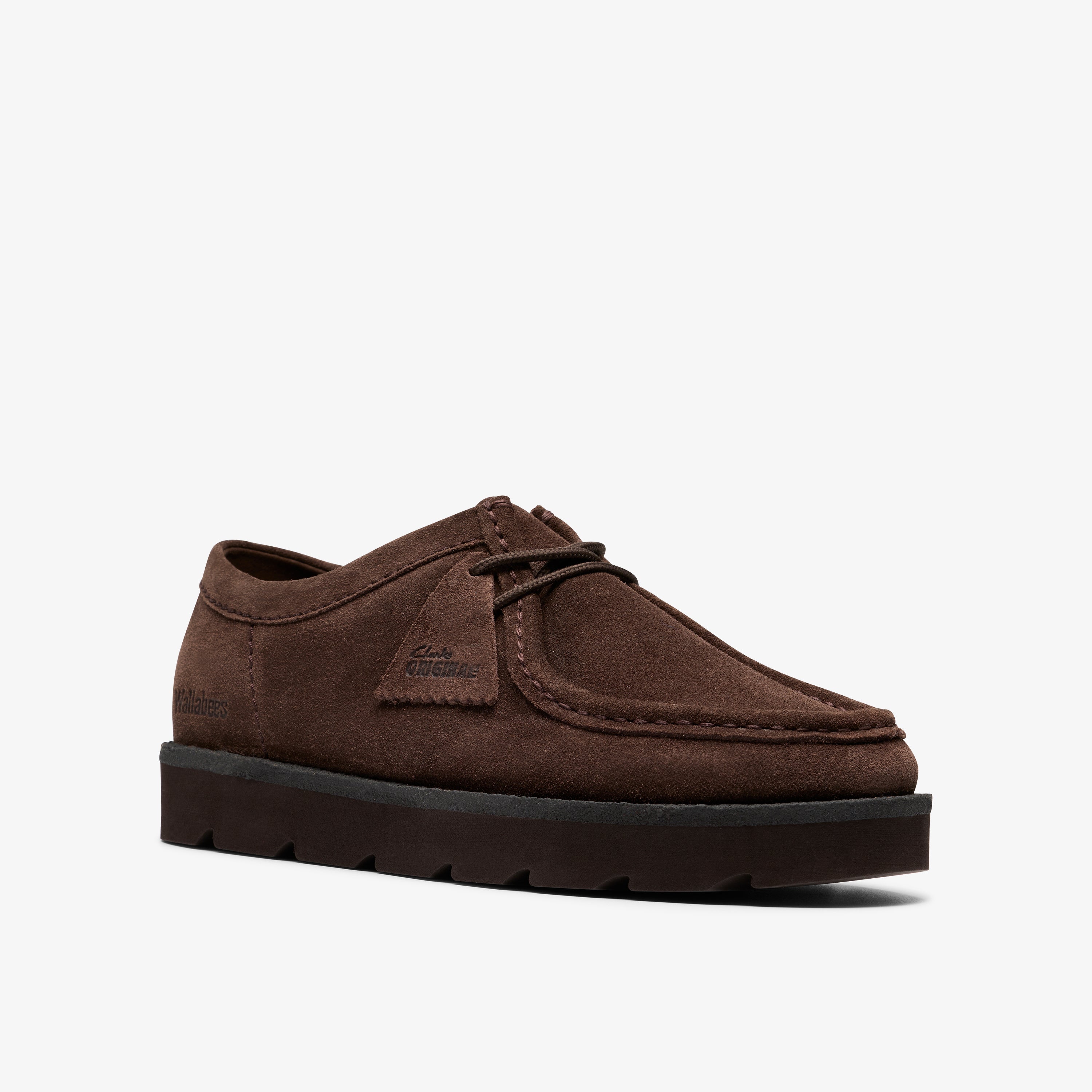 クラークス Clarks Meare Walla / メンズメアワラ (ダークブラウンスエード)の4枚目