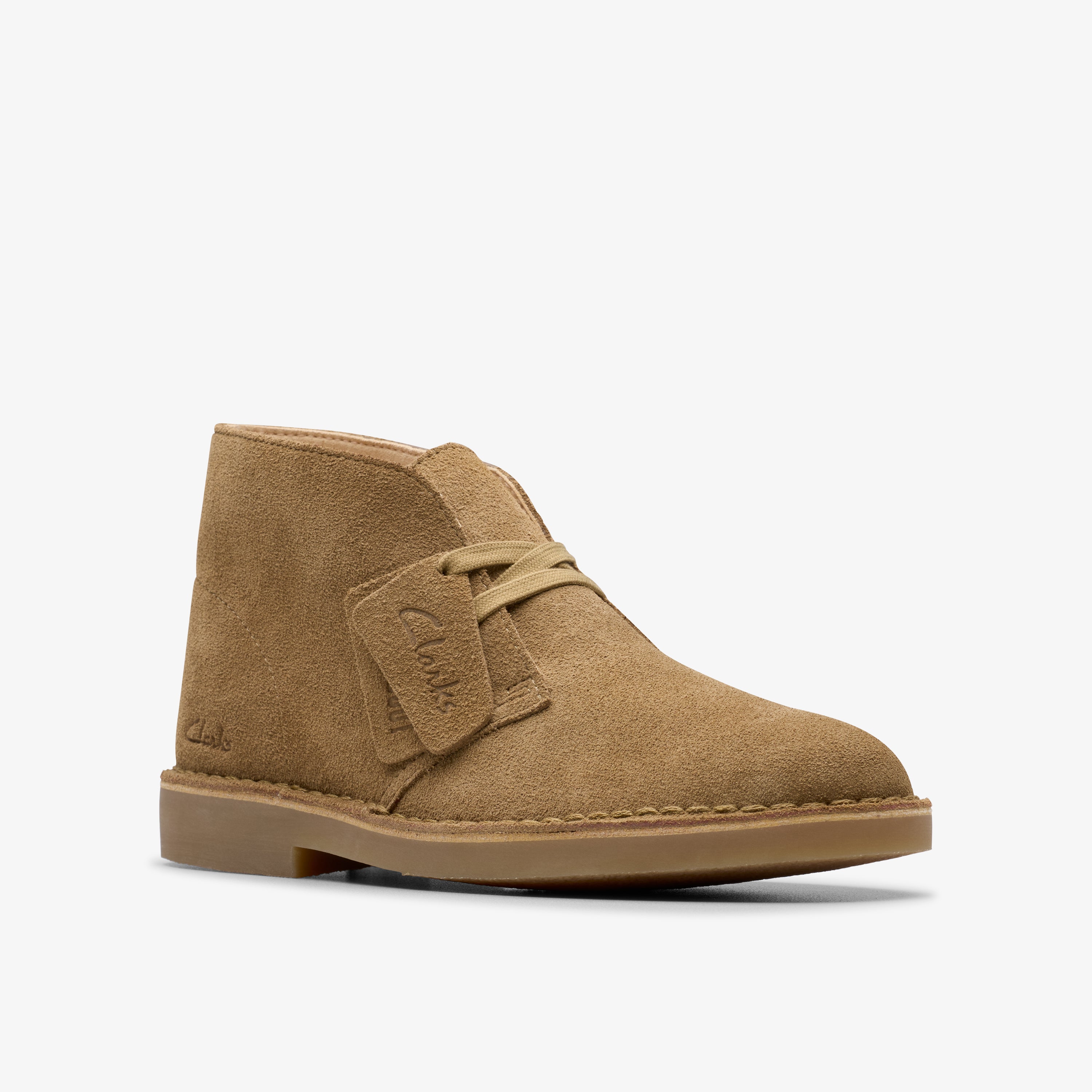 クラークス Clarks Desert Bt Evo. / レディースデザートブーツエヴォ (ダークサンドスエード)の4枚目