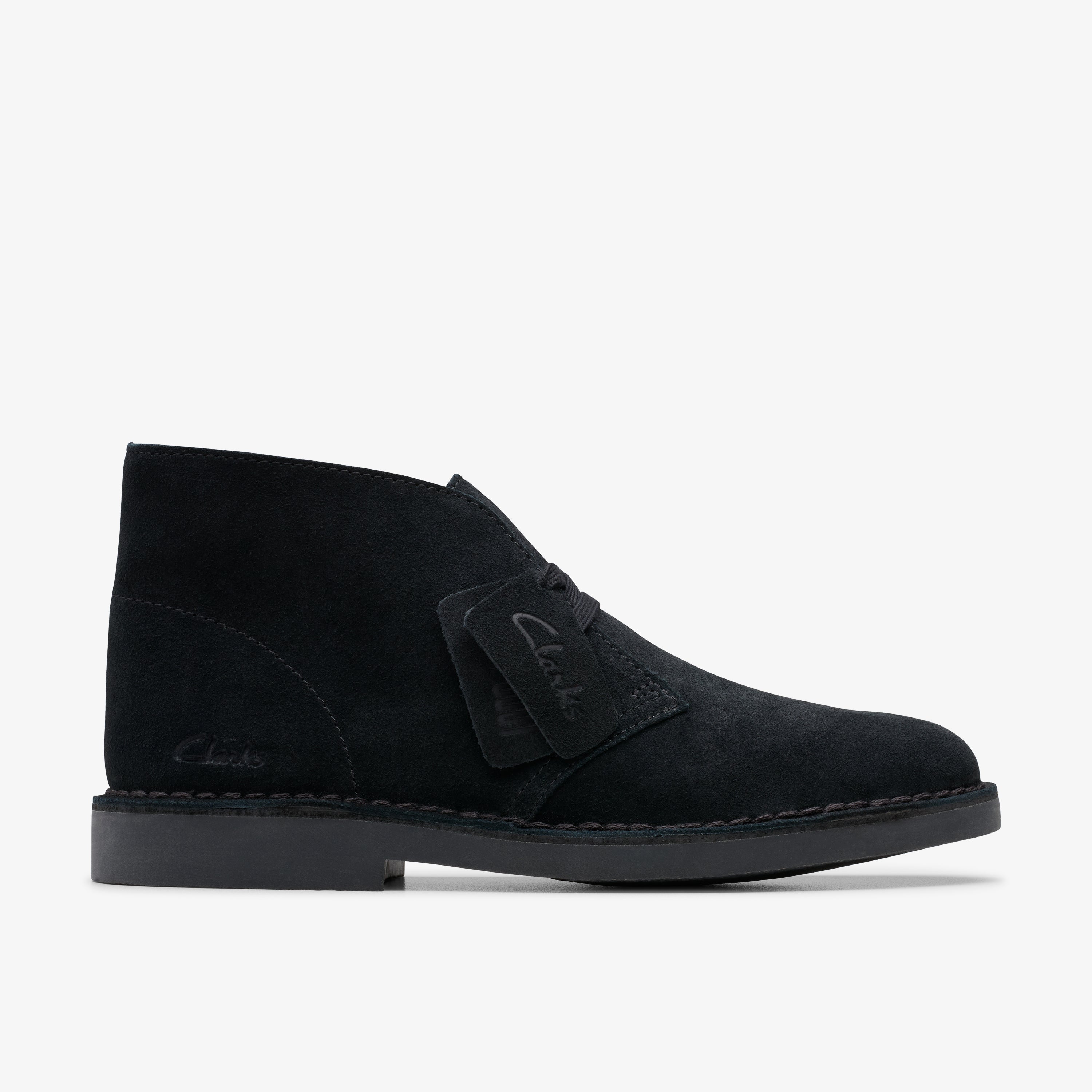 クラークス Clarks Desert Bt Evo. / レディースデザートブーツエヴォ (ブラックスエード)の1枚目