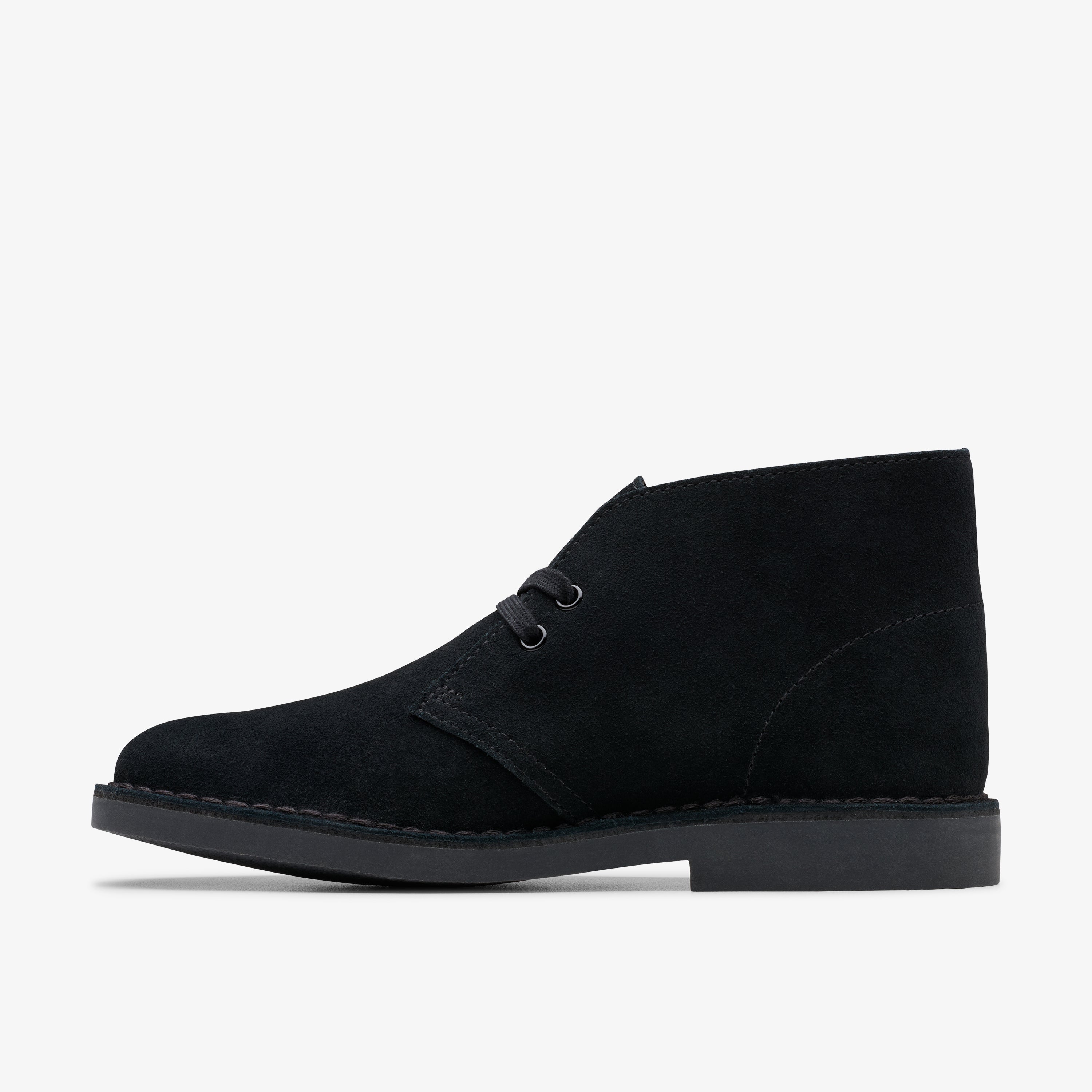 クラークス Clarks Desert Bt Evo. / レディースデザートブーツエヴォ (ブラックスエード)の2枚目