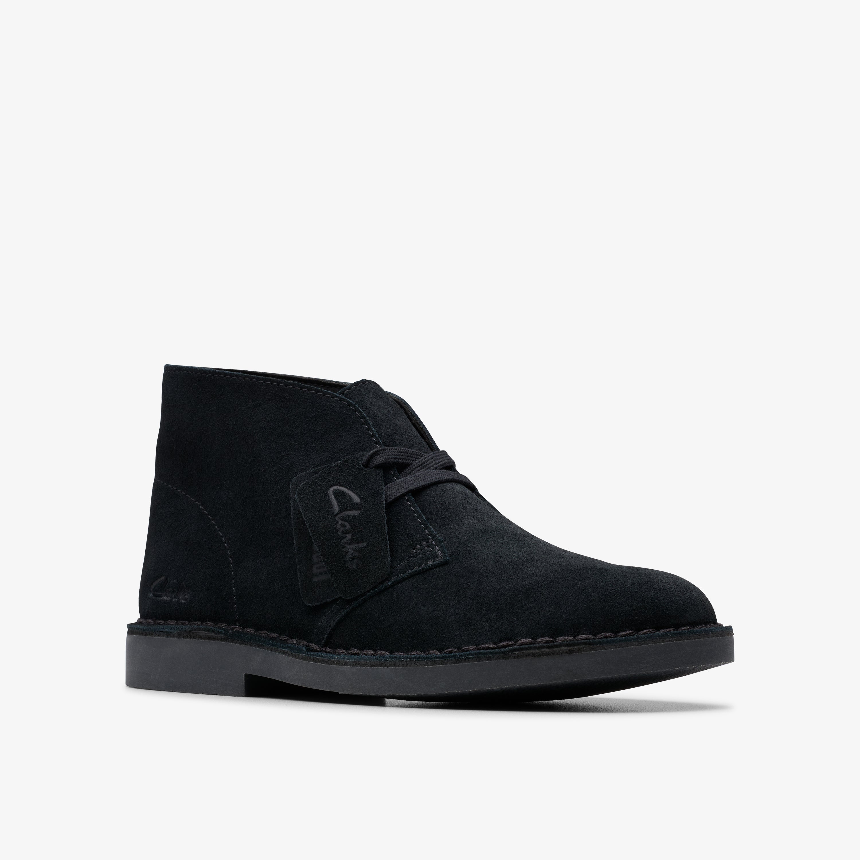 クラークス Clarks Desert Bt Evo. / レディースデザートブーツエヴォ (ブラックスエード)の4枚目