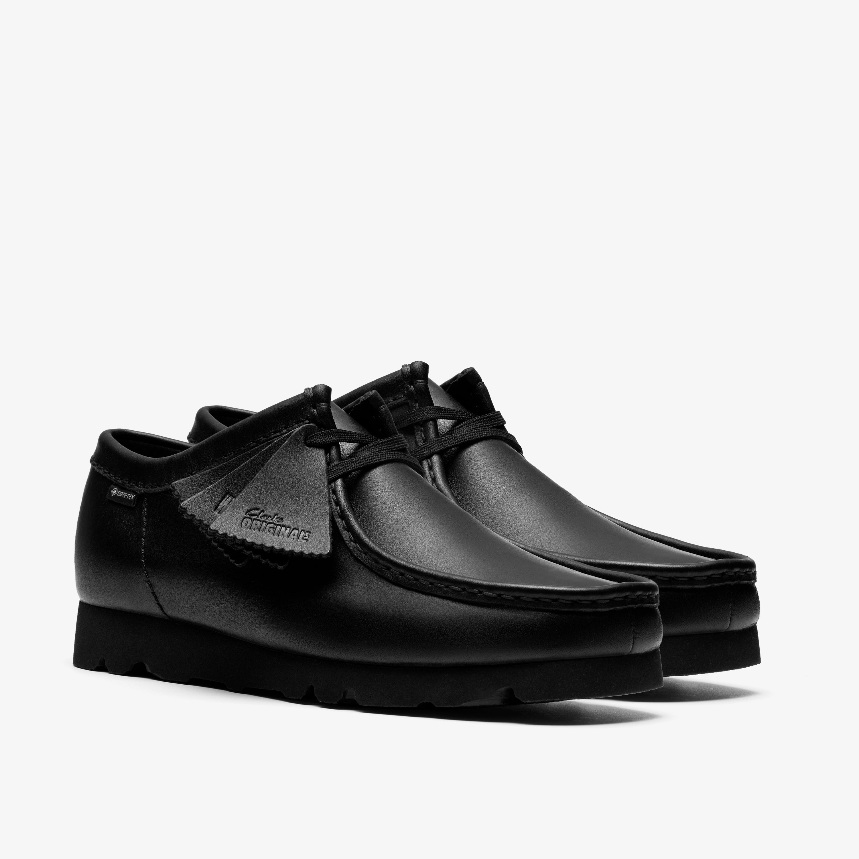 クラークス Clarks WallabeeGTX / メンズ ワラビーゴアテックス (ブラック / ブラックレザー)の4枚目