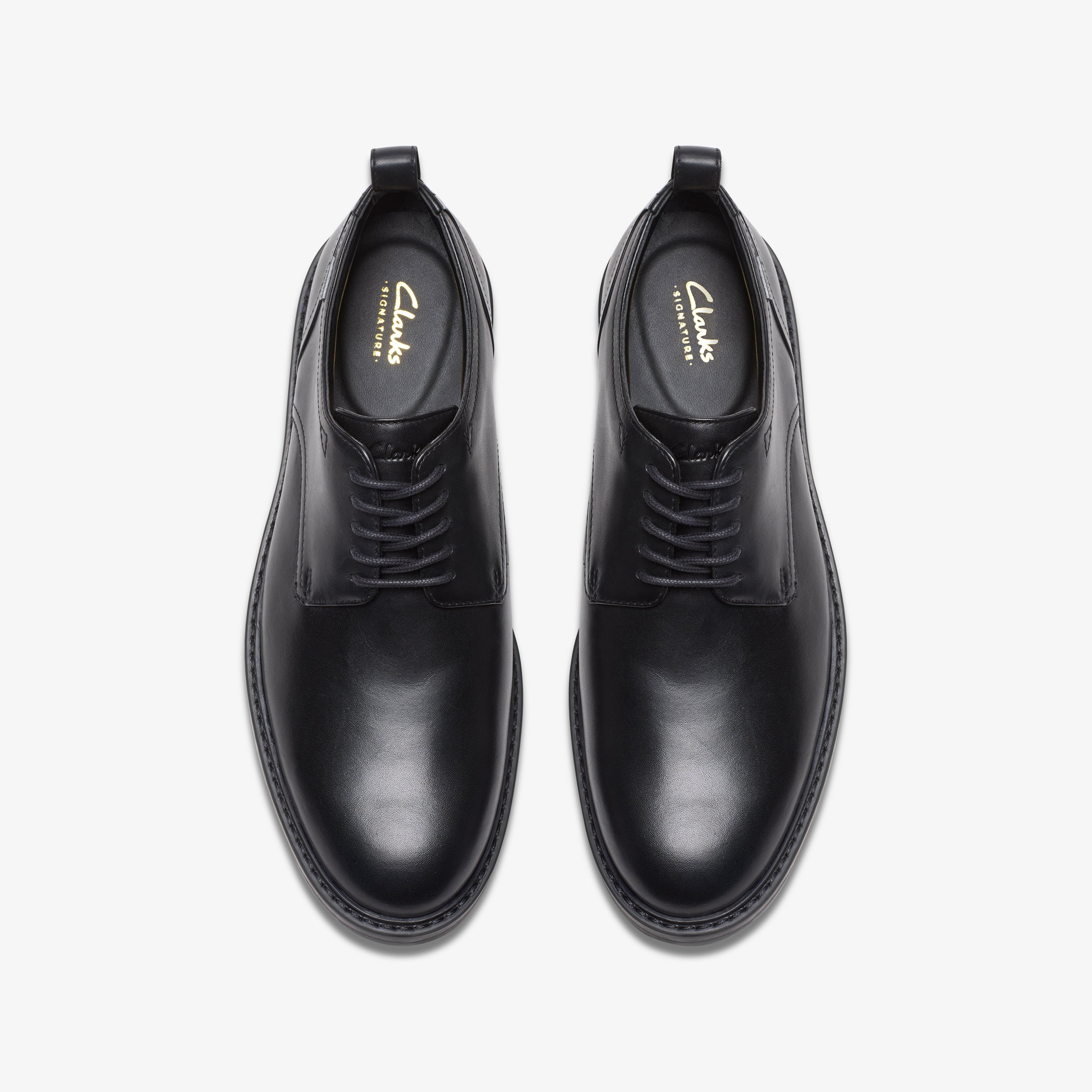 クラークス Clarks Aldwin LaceGTX / オールドウィンレースゴアテックス (ブラックレザー)の6枚目