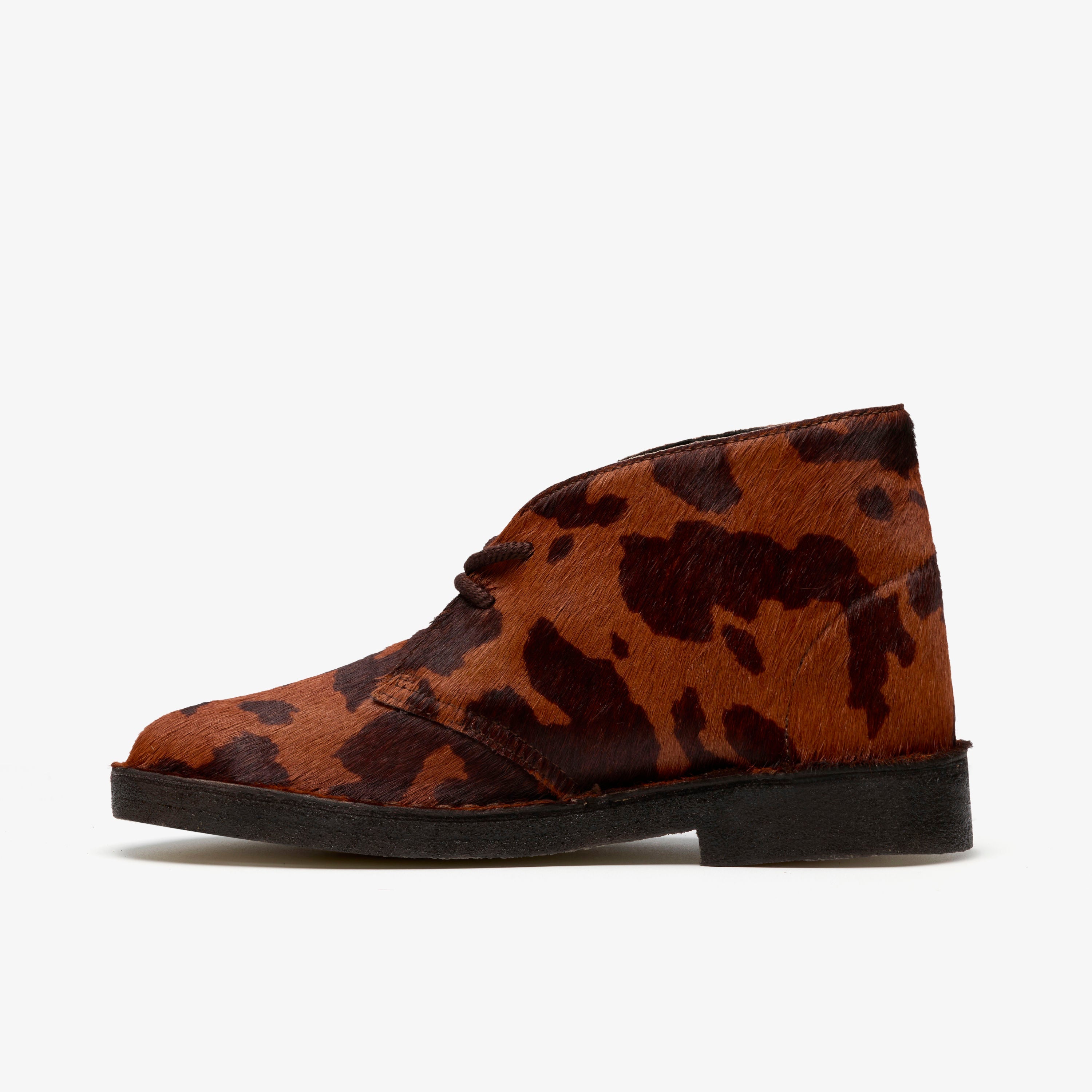 Desert Boot. / レディースデザートブーツ (ブラウンカウプリント)の2枚目