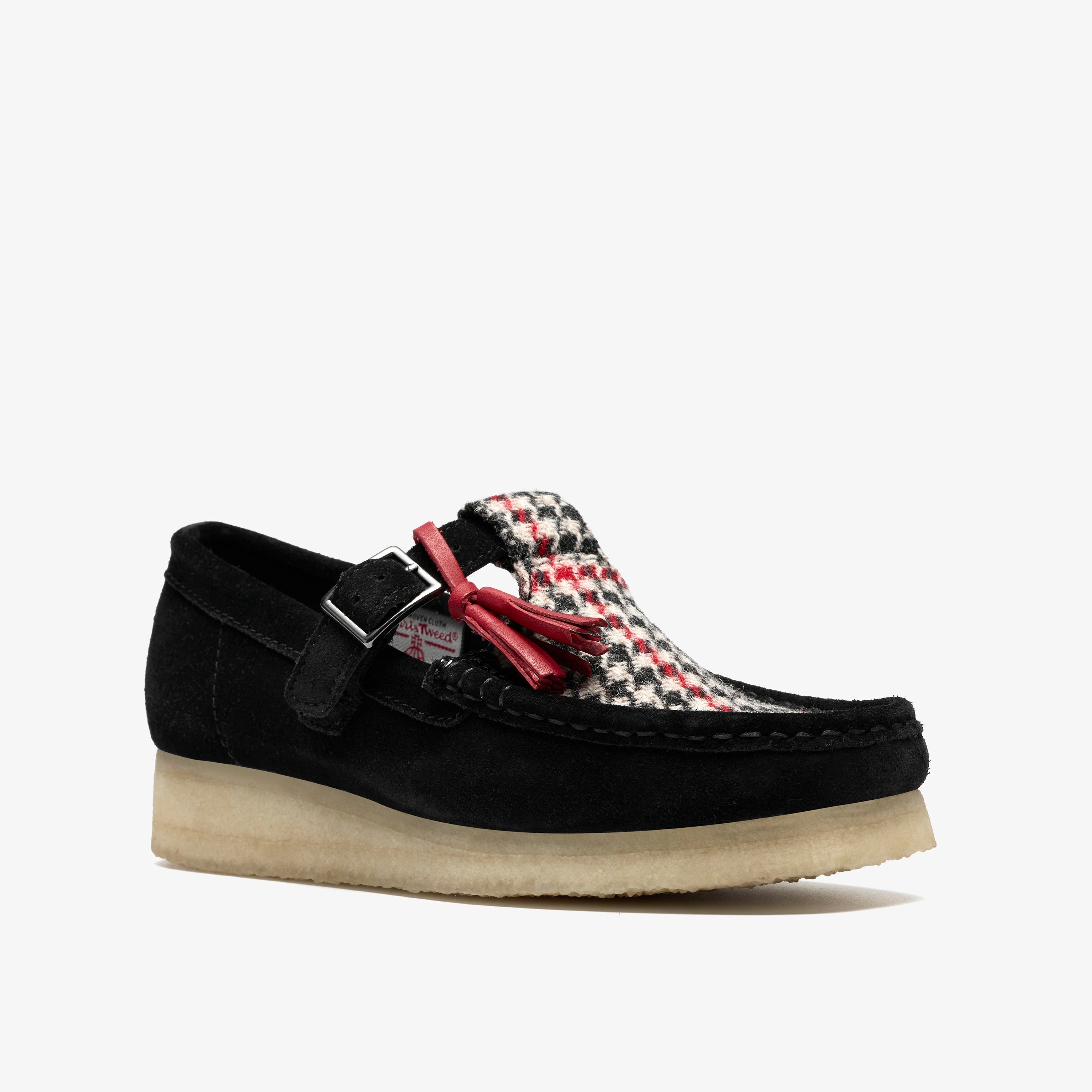 Wallabee T Bar / ワラビーTバー (ブラックツイードコンビ)の4枚目