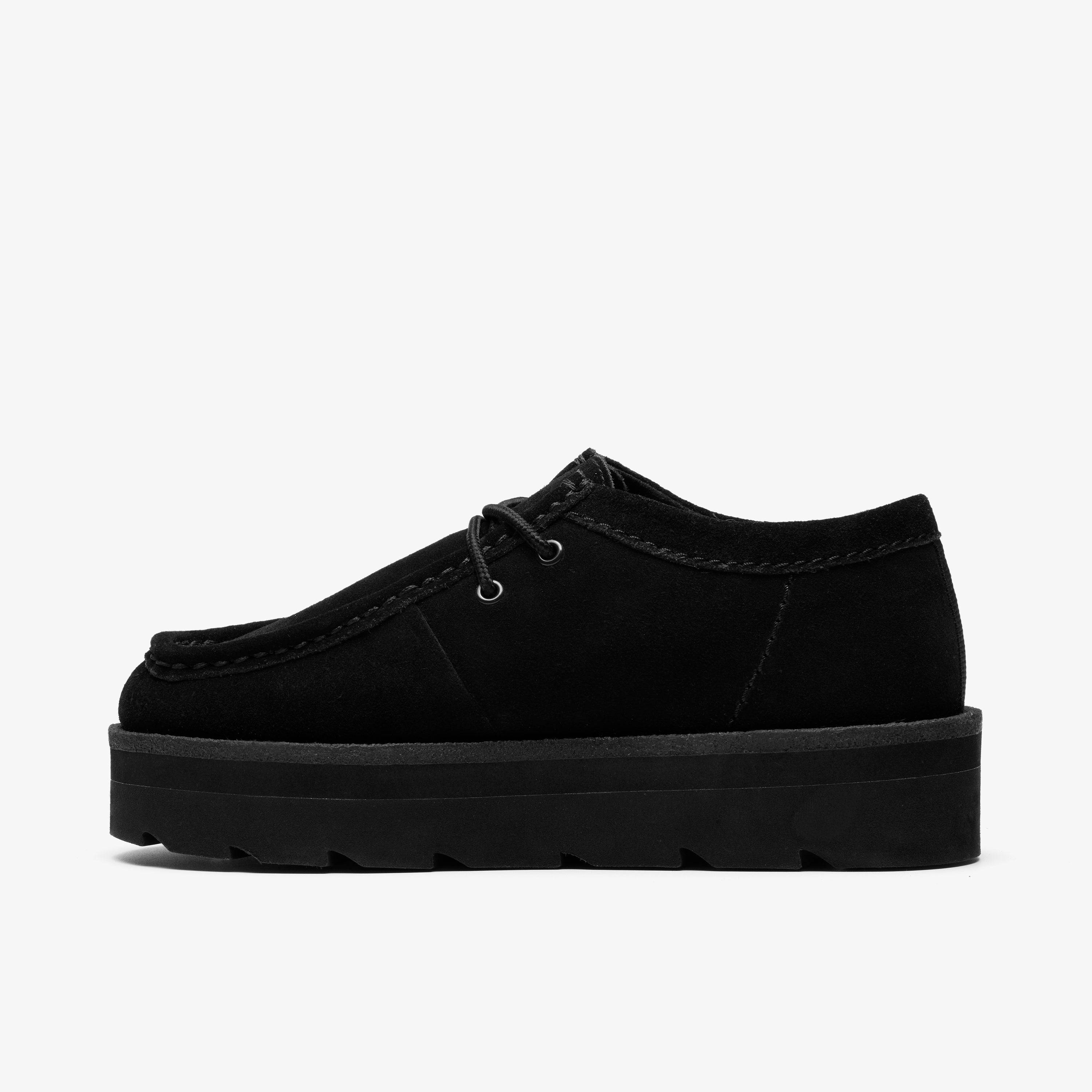 クラークス Clarks Meare Walla. / レディースメアワラ (ブラックスエード)の2枚目
