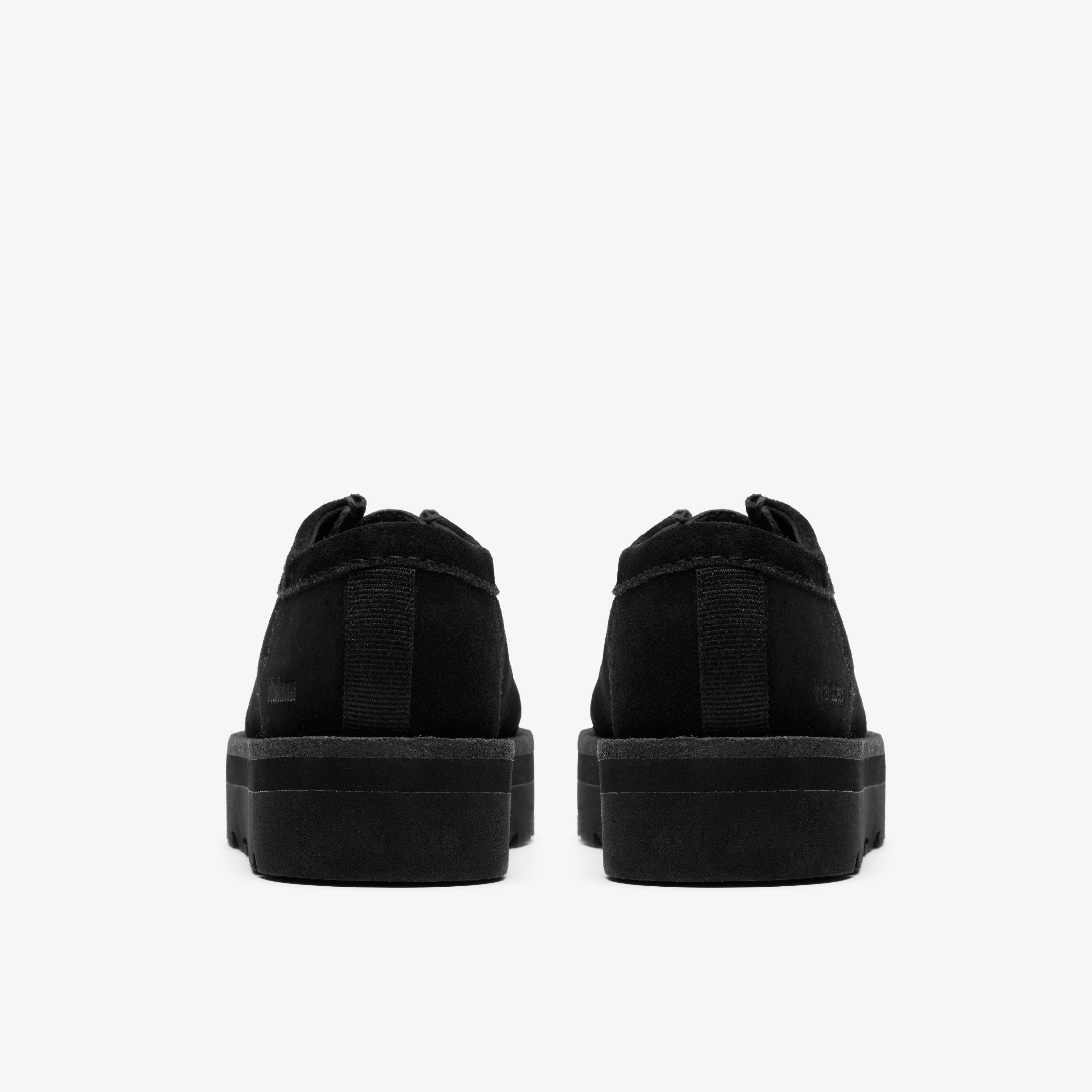 クラークス Clarks Meare Walla. / レディースメアワラ (ブラックスエード)の5枚目