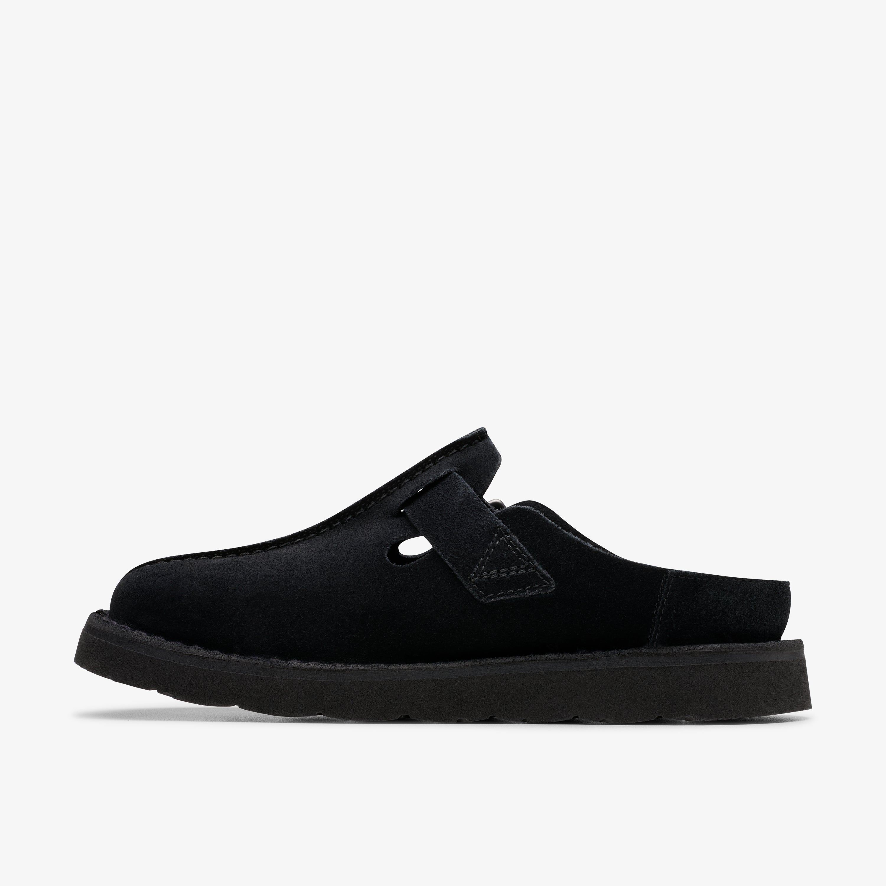 クラークス Clarks Solsbury Mule. / レディースソルスブリーミュール (ブラックスエード)の2枚目