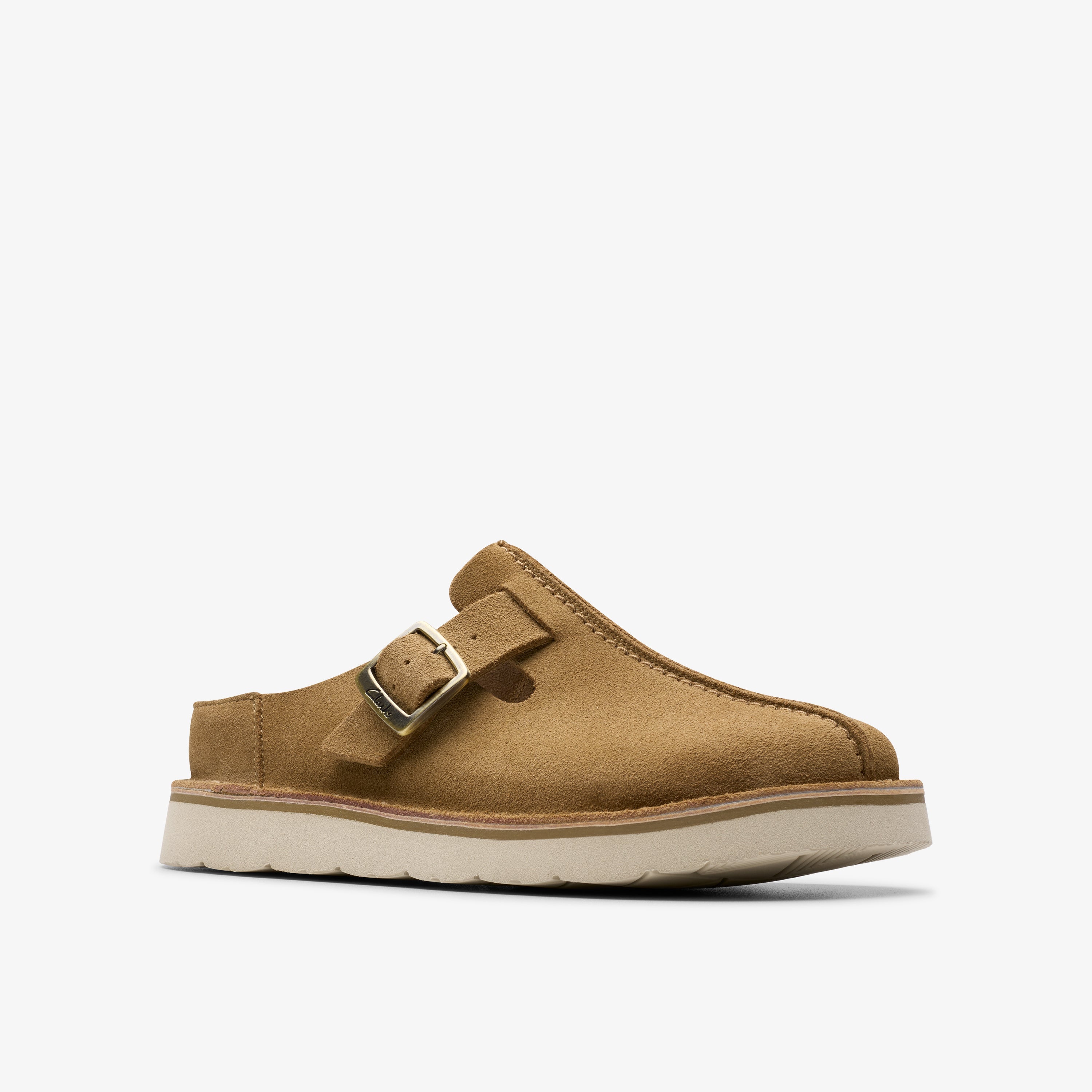 クラークス Clarks Solsbury Mule. / レディースソルスブリーミュール (ダークサンドスエード)の4枚目