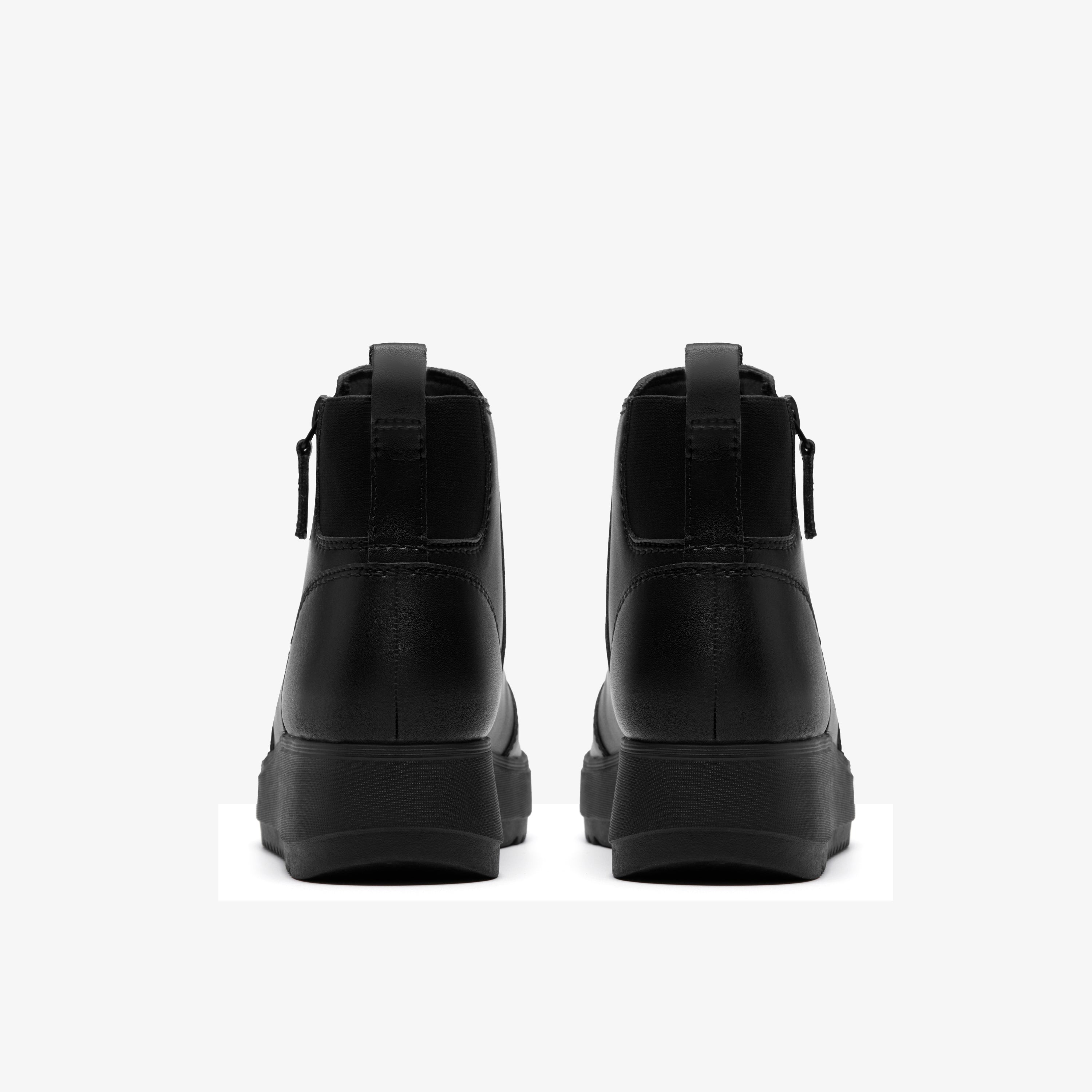 クラークス Clarks Zylah Willow / ザイラウィロー (ブラックレザー)の5枚目