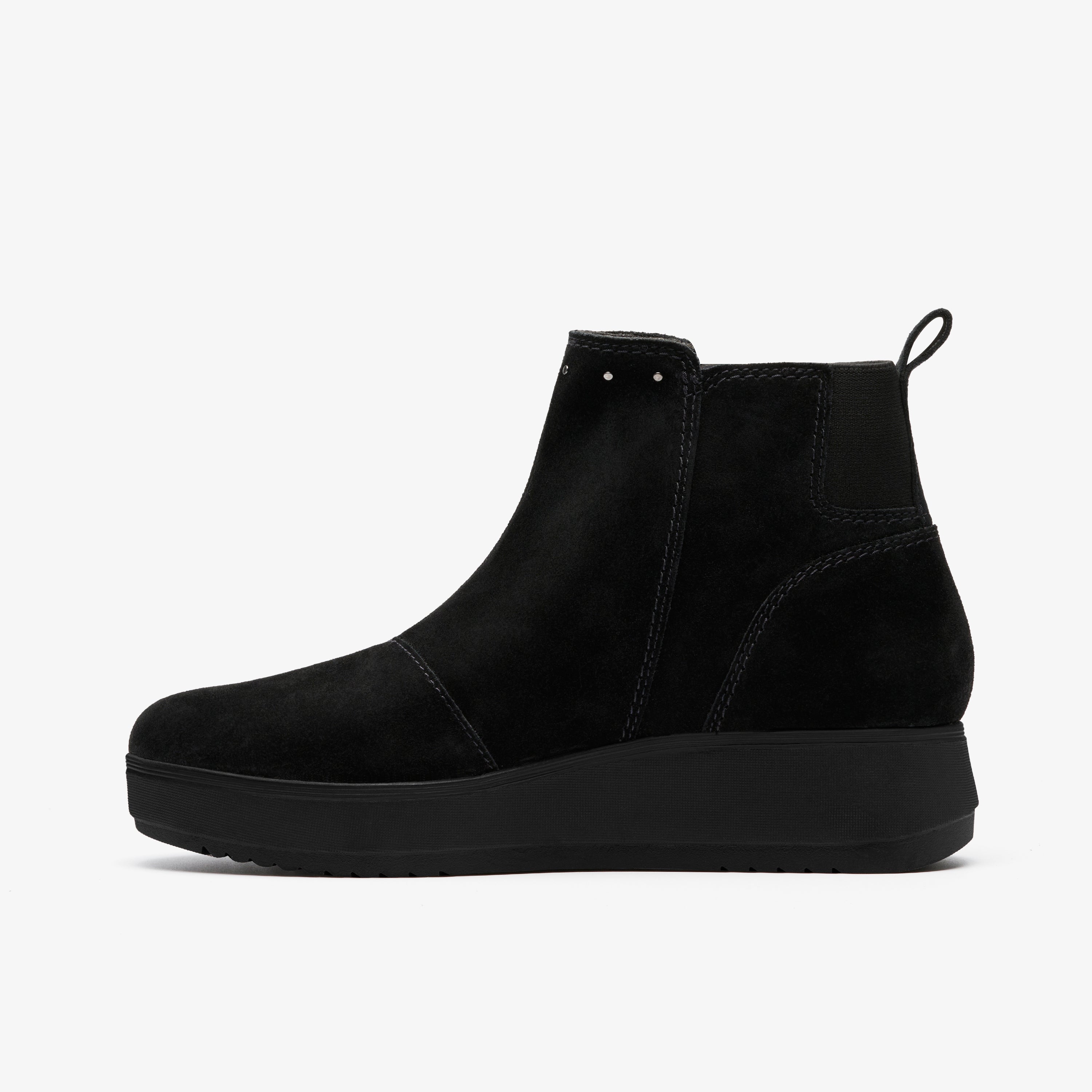 クラークス Clarks Zylah Willow / ザイラウィロー (ブラックスエード)の2枚目