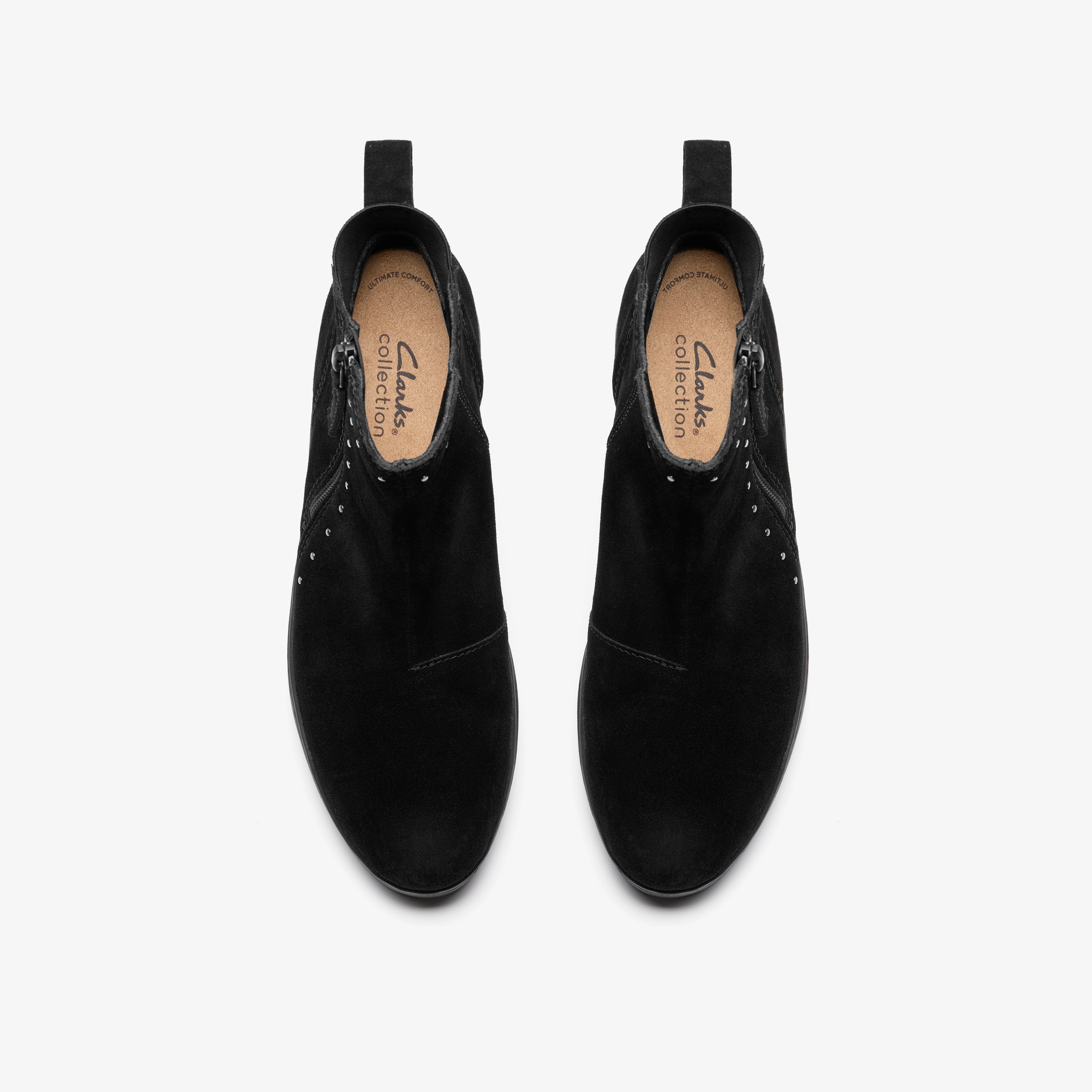 クラークス Clarks Zylah Willow / ザイラウィロー (ブラックスエード)の6枚目