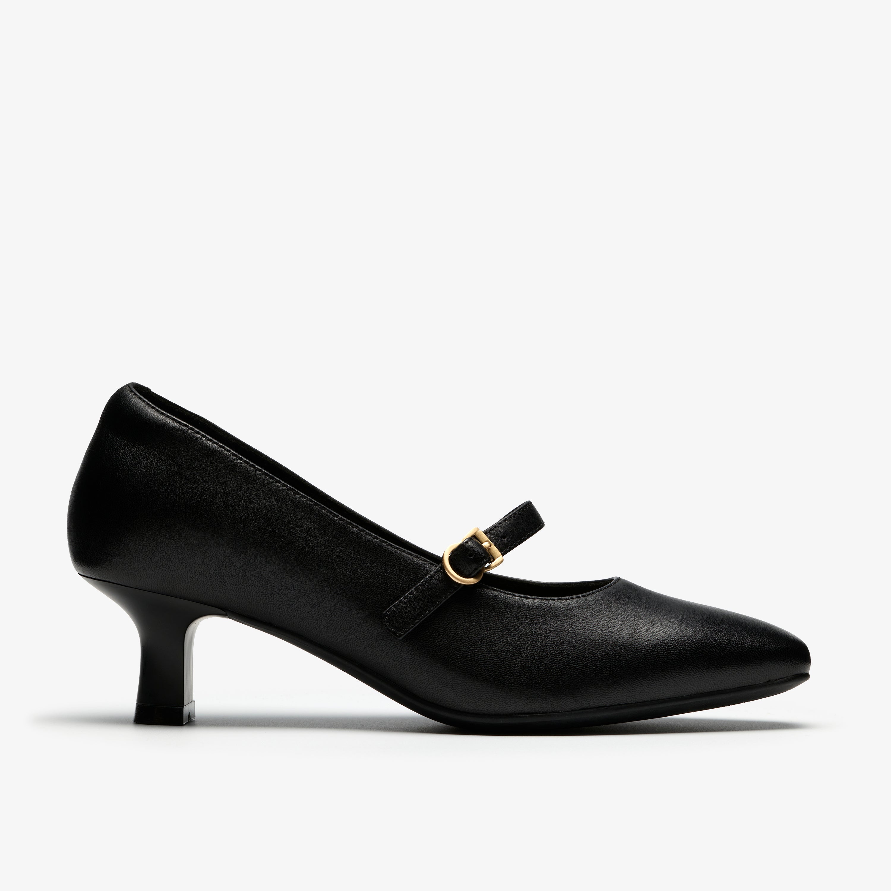 クラークス Clarks Kyla50 MJ / カイラ 50 MJ (ブラックレザー)の1枚目