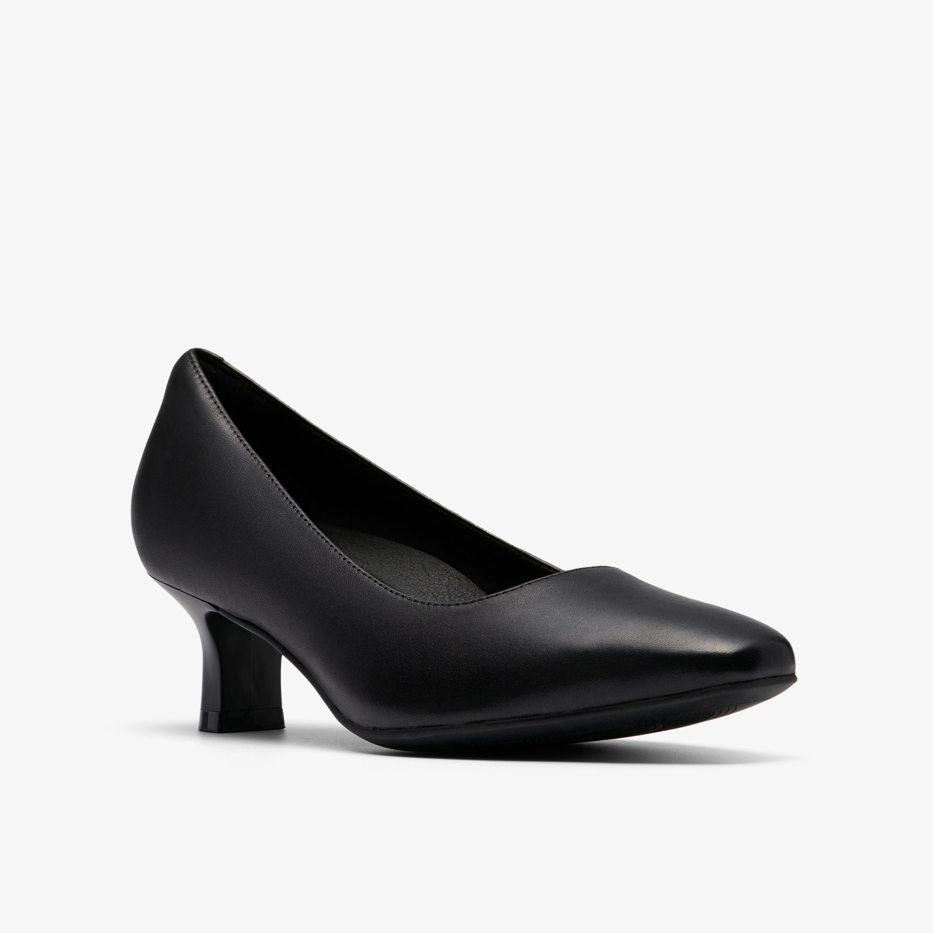 クラークス Clarks Kyla50 Pump / カイラ 50 パンプス (ブラックレザー)の4枚目