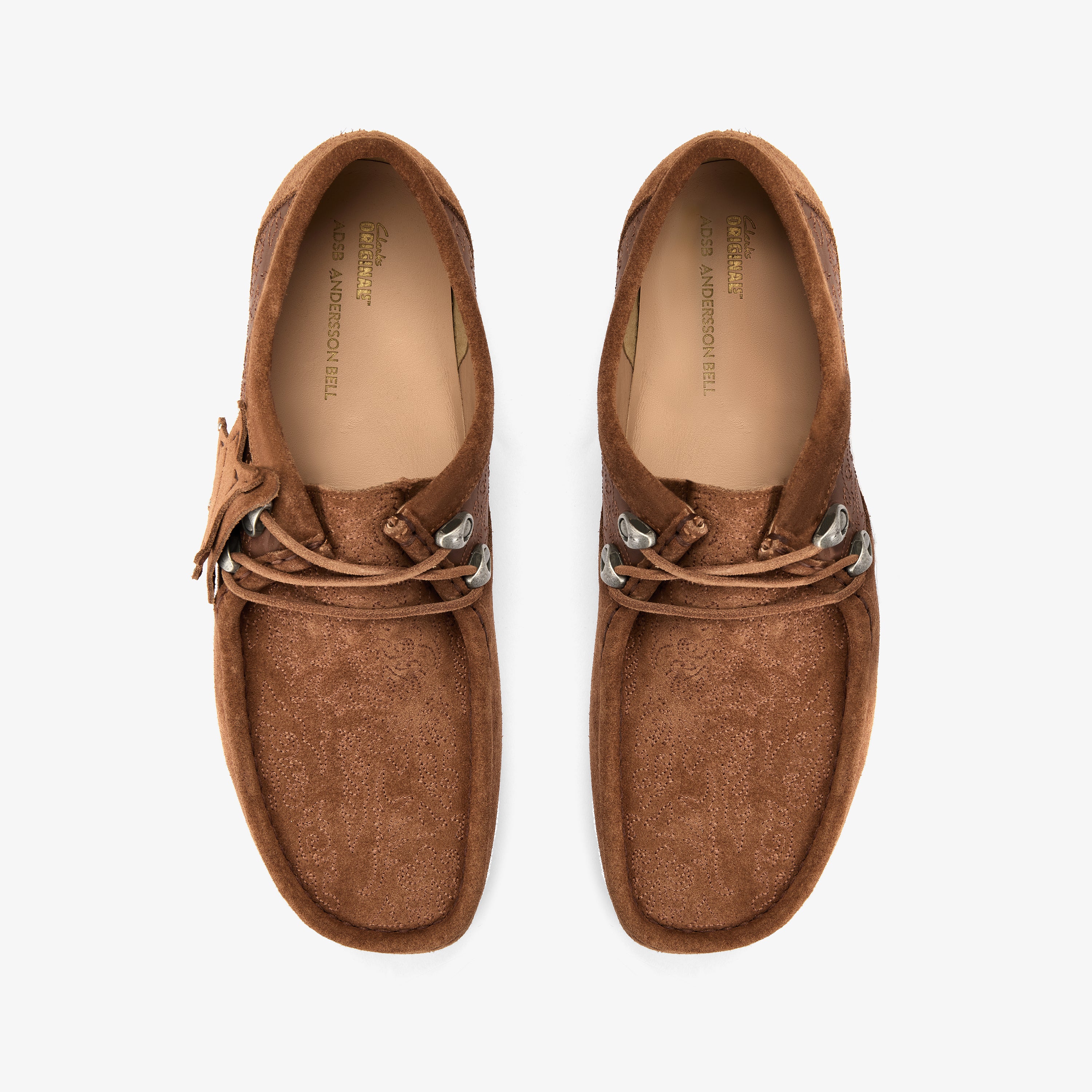 クラークス Clarks Wallabee / メンズ ワラビー (タンエンブロイダリー)の6枚目