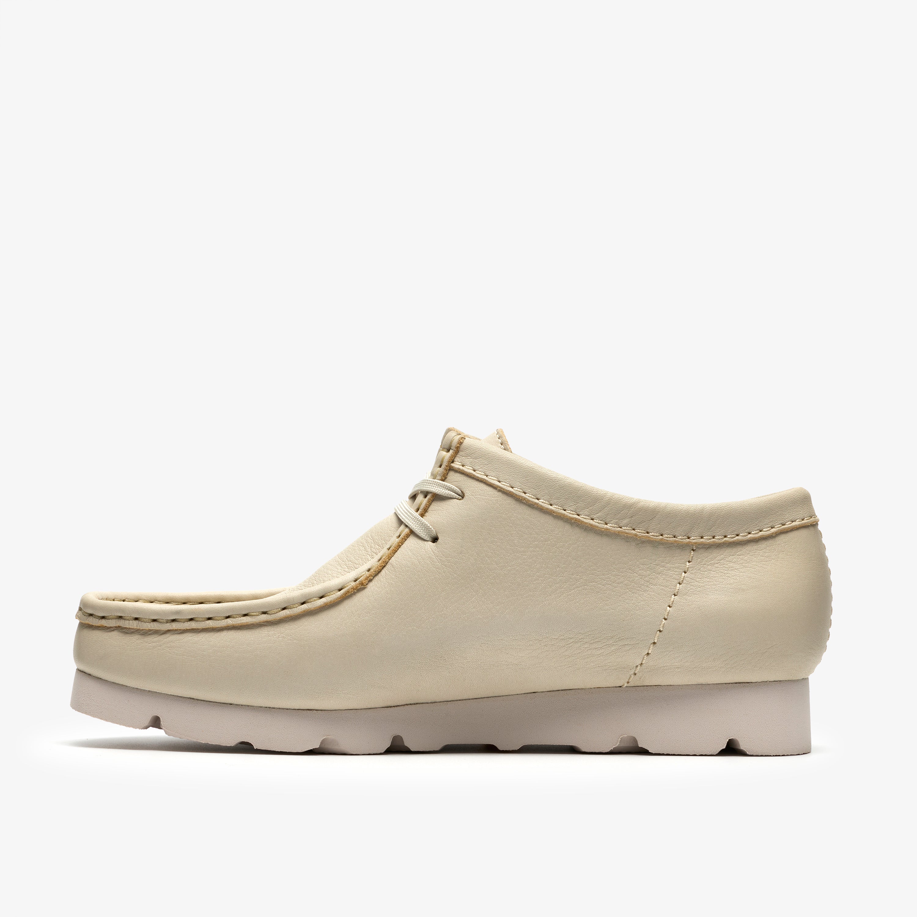 クラークス Clarks WallabeeGTX / メンズ ワラビーゴアテックス (ホワイトレザー)の2枚目