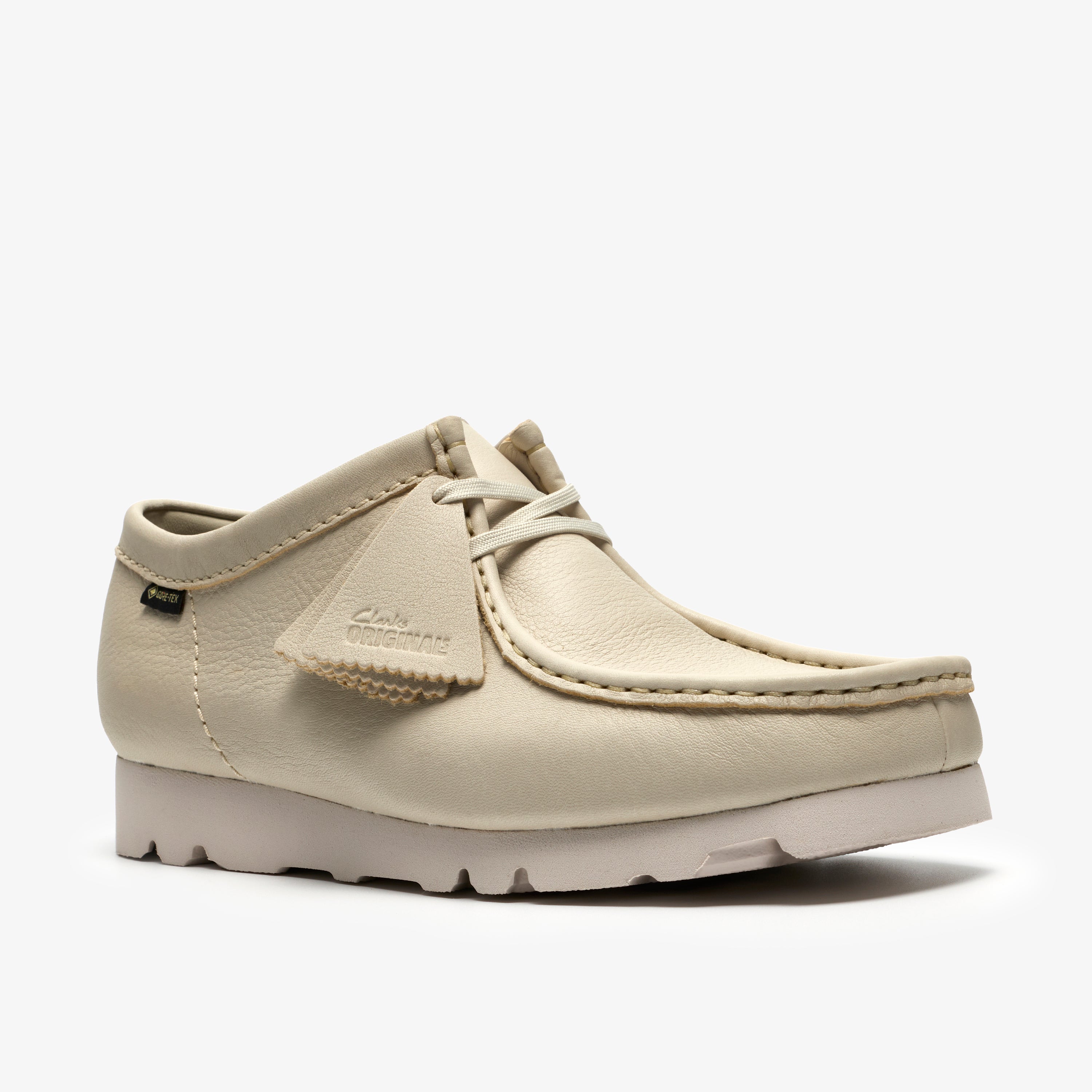 クラークス Clarks WallabeeGTX / メンズ ワラビーゴアテックス (ホワイトレザー)の7枚目