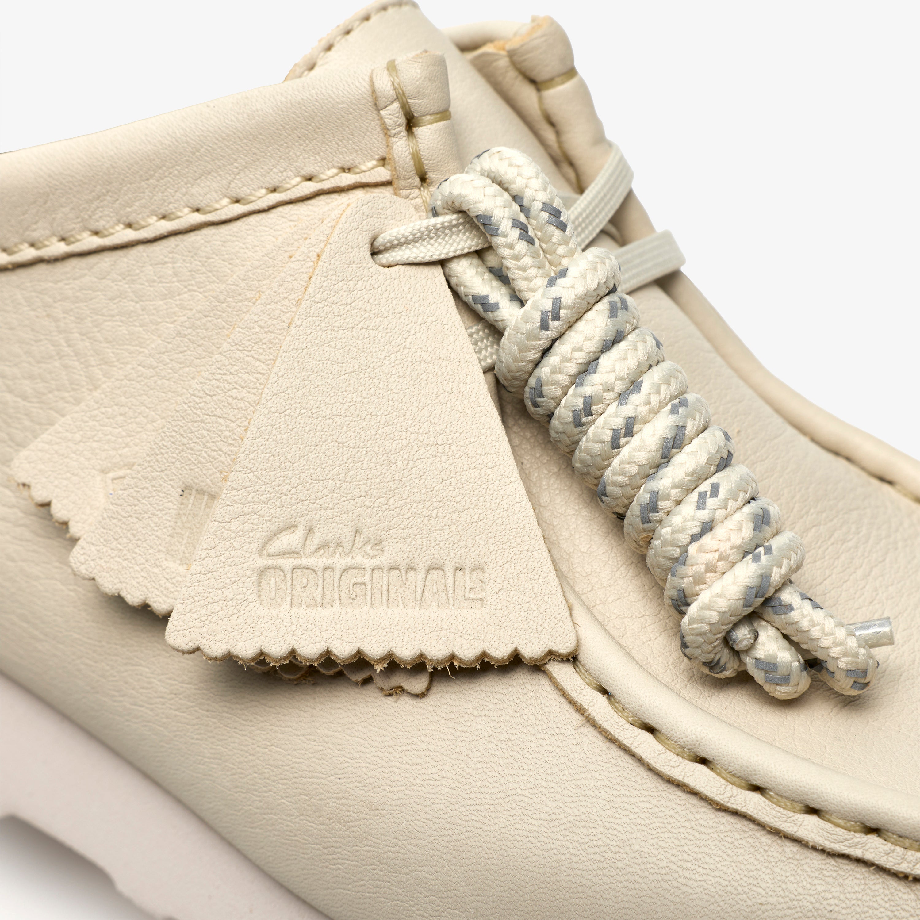 クラークス Clarks WallabeeGTX / メンズ ワラビーゴアテックス (ホワイトレザー)の8枚目