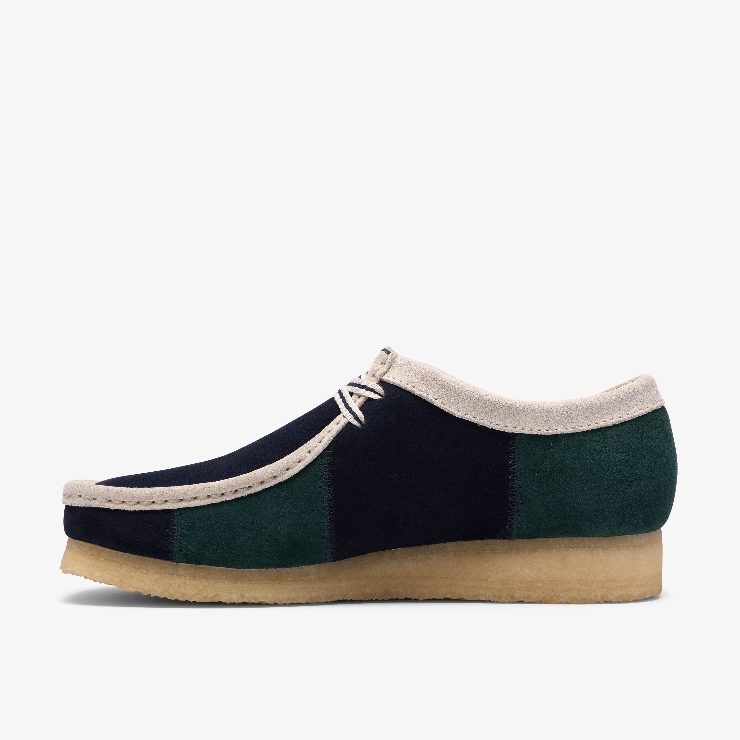 クラークス Clarks Wallabee / メンズ ワラビー (ブルー/グリーンストライプ)の3枚目