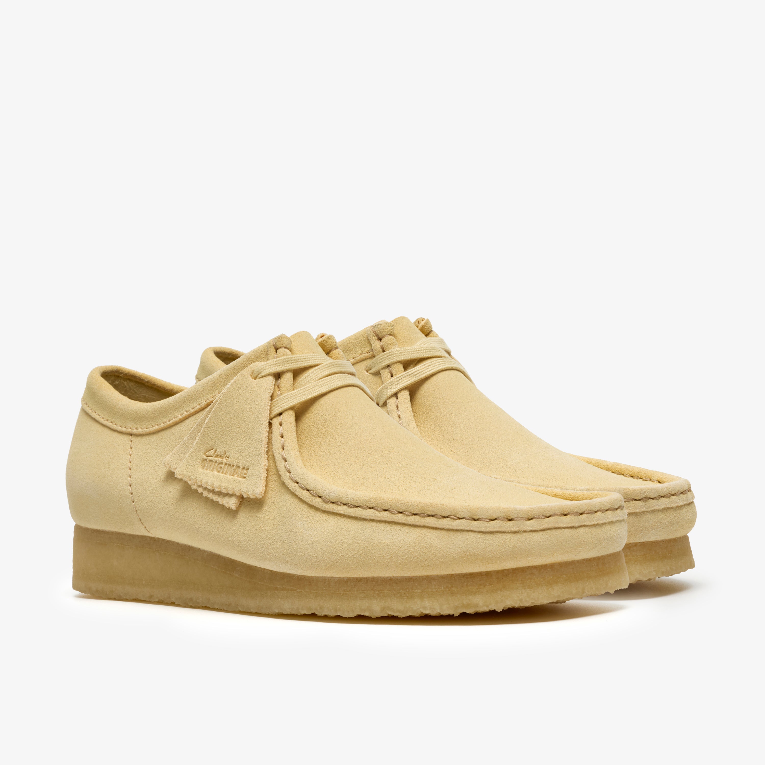 クラークス Clarks Wallabee / メンズ ワラビー (ペールイエロースエード)の4枚目