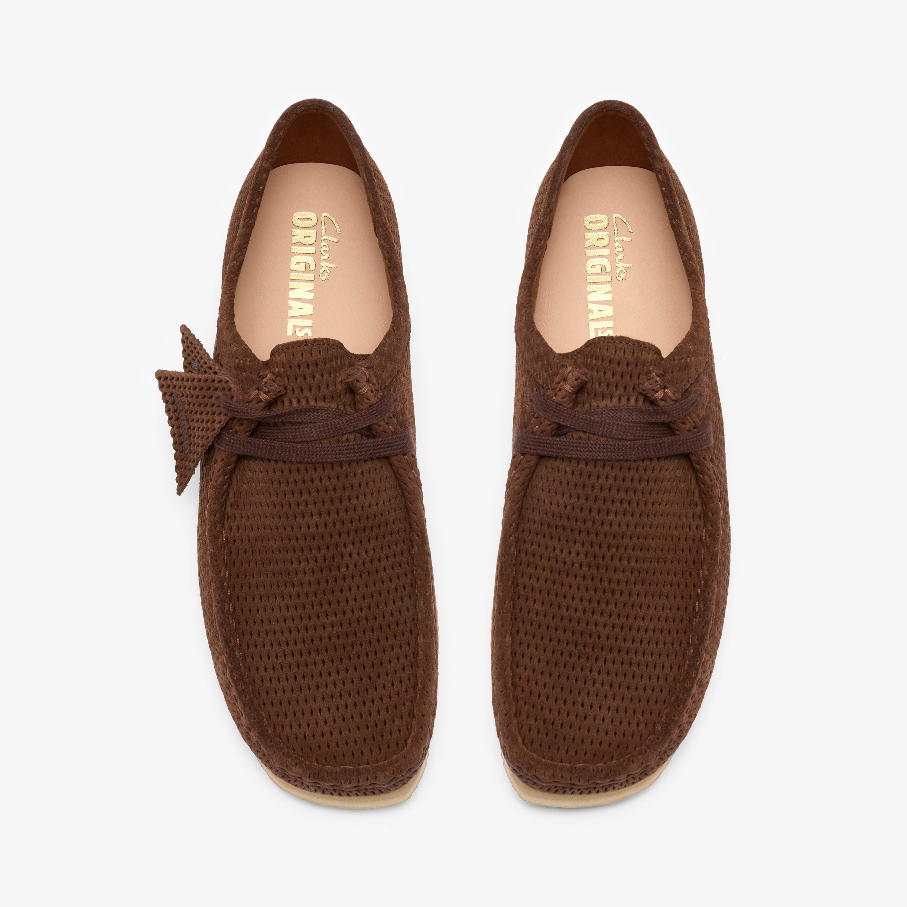 クラークス Clarks Wallabee / メンズ ワラビー (ブラウンパーフォレーテッド)の6枚目