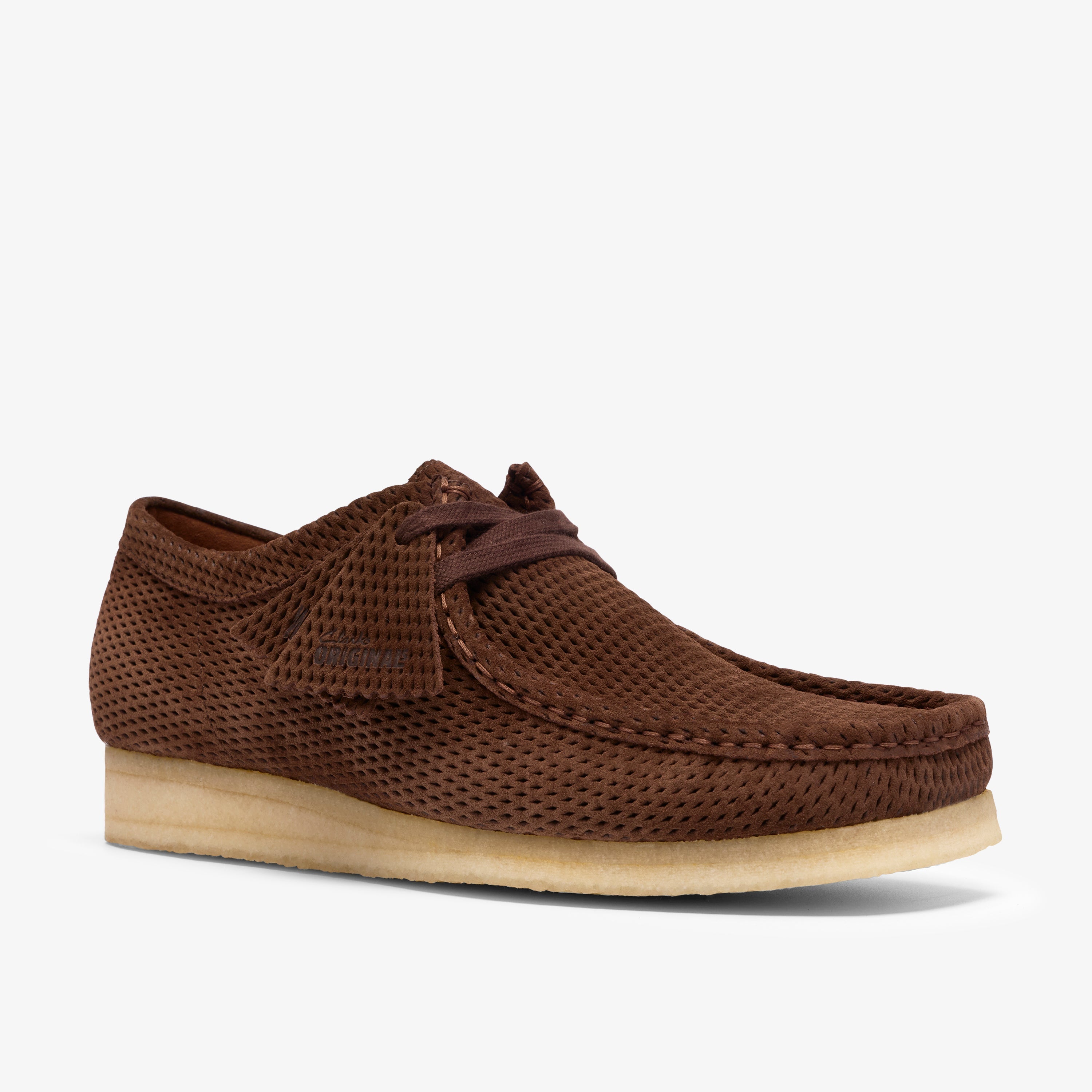 クラークス Clarks Wallabee / メンズ ワラビー (ブラウンパーフォレーテッド)の7枚目
