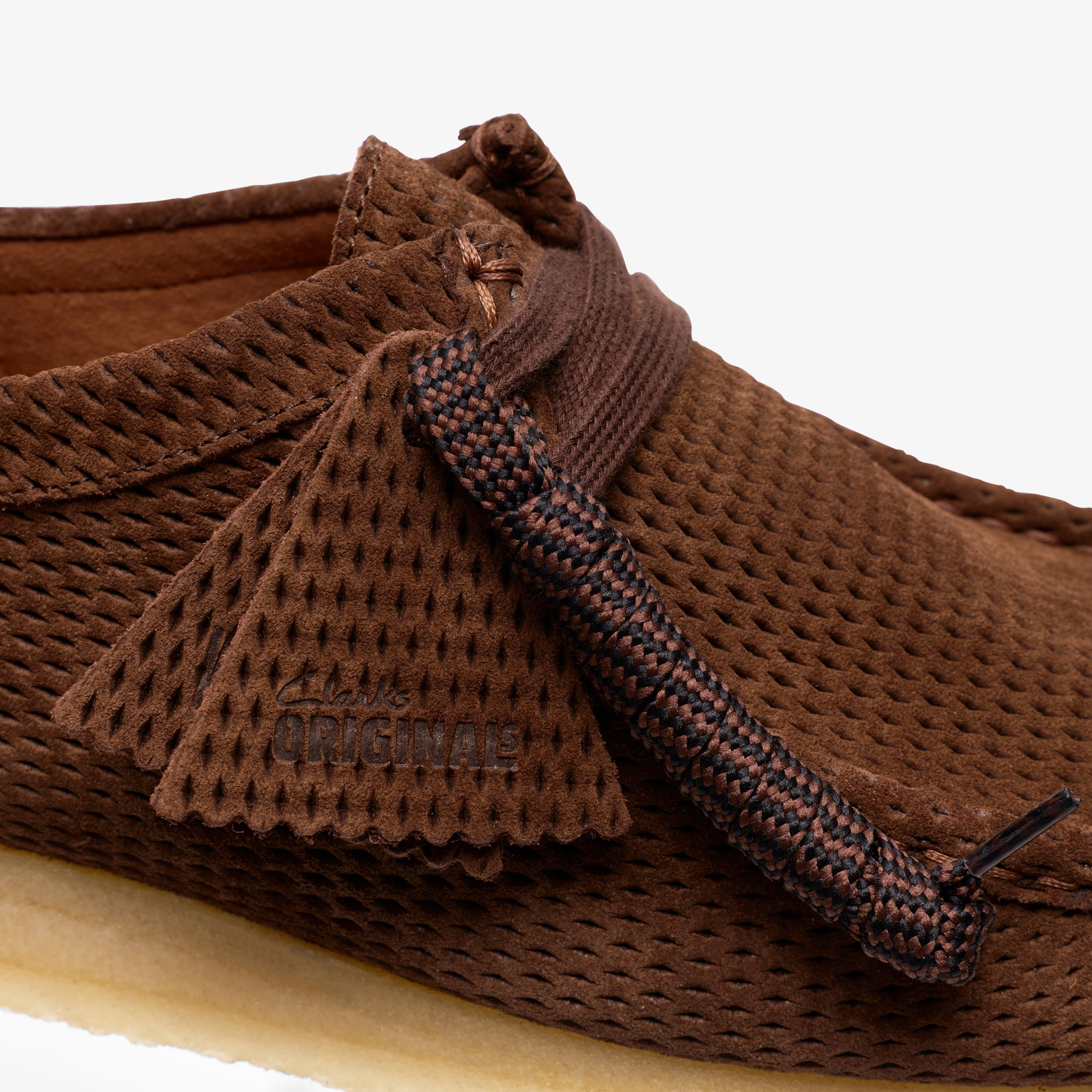 クラークス Clarks Wallabee / メンズ ワラビー (ブラウンパーフォレーテッド)の8枚目