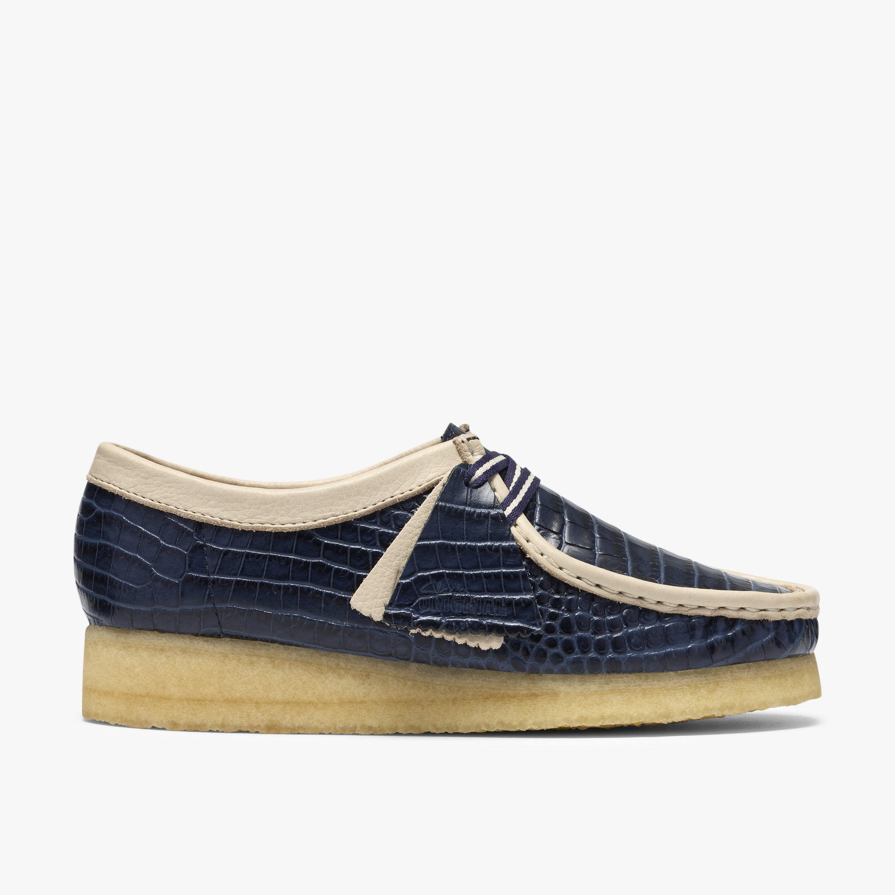 クラークス Clarks Wallabee. / レディース ワラビー (ブルーインタレスト)の1枚目