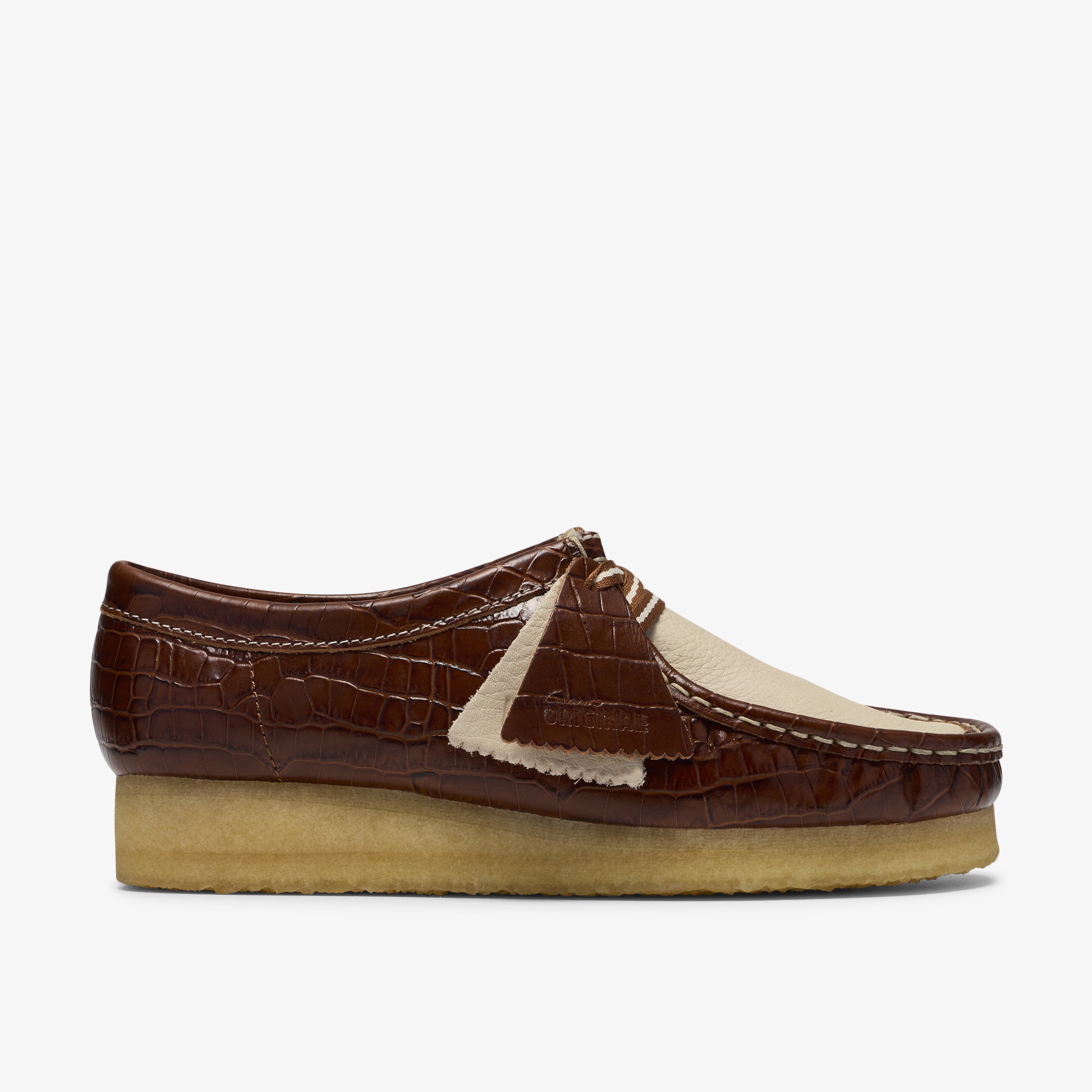 クラークス Clarks Wallabee. / レディース ワラビー (タンインタレスト)の1枚目