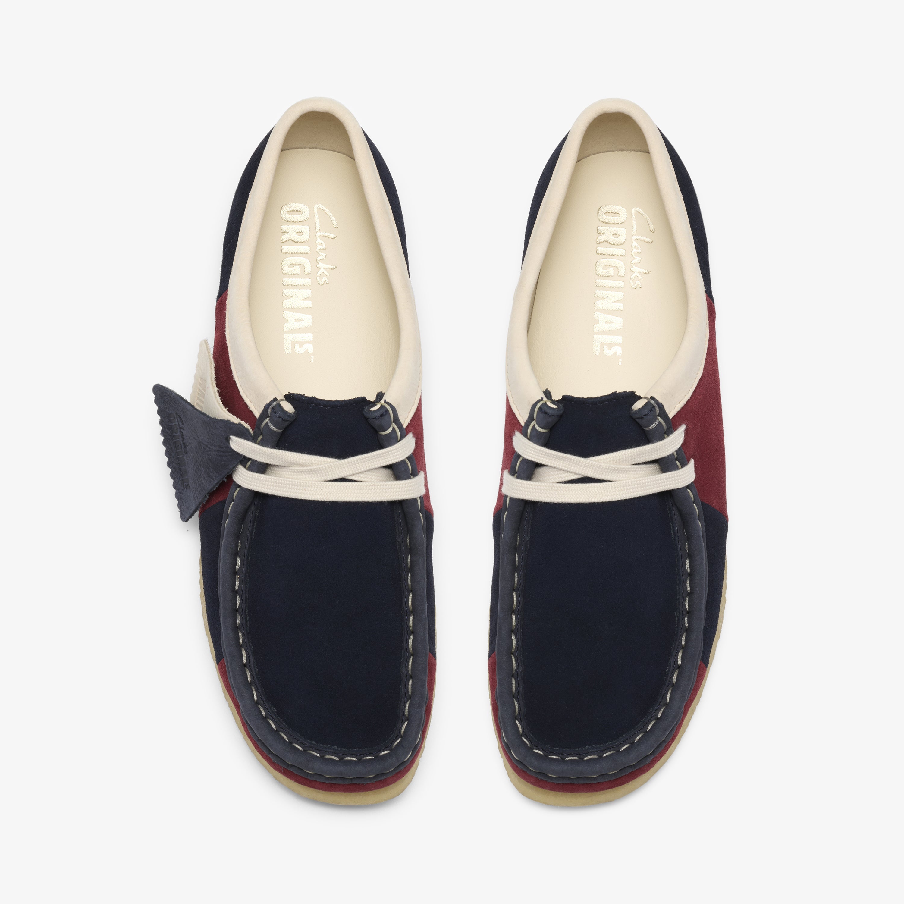 クラークス Clarks Wallabee. / レディース ワラビー (ネイビーストライプ)の6枚目