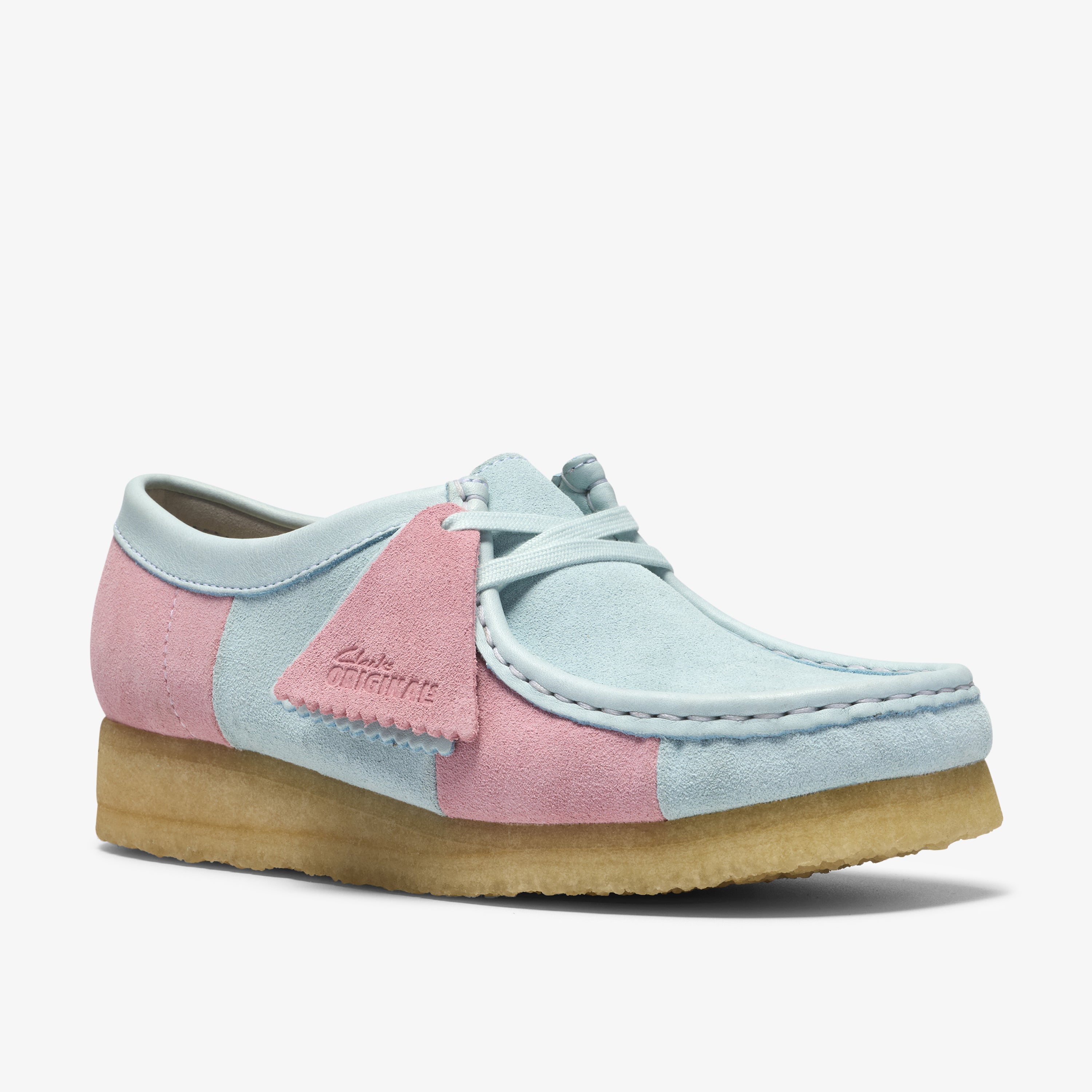 クラークス Clarks Wallabee. / レディース ワラビー (ペールブルーストライプ)の7枚目